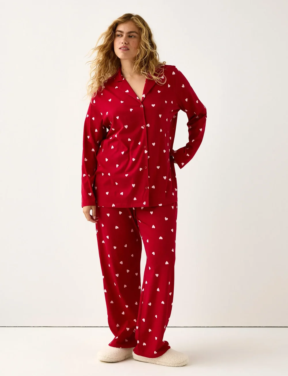 Lindex - Pyjama jersey - pyjamas - red - 0