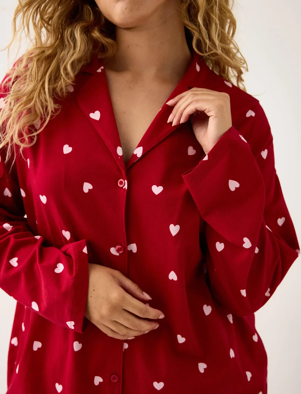 Lindex - Pyjama jersey - pyjamas - red - 4