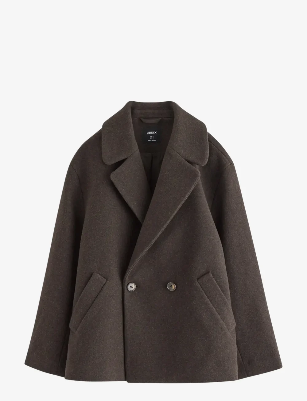 Lindex - Jacket Delilah - uldjakker - dark brown - 1