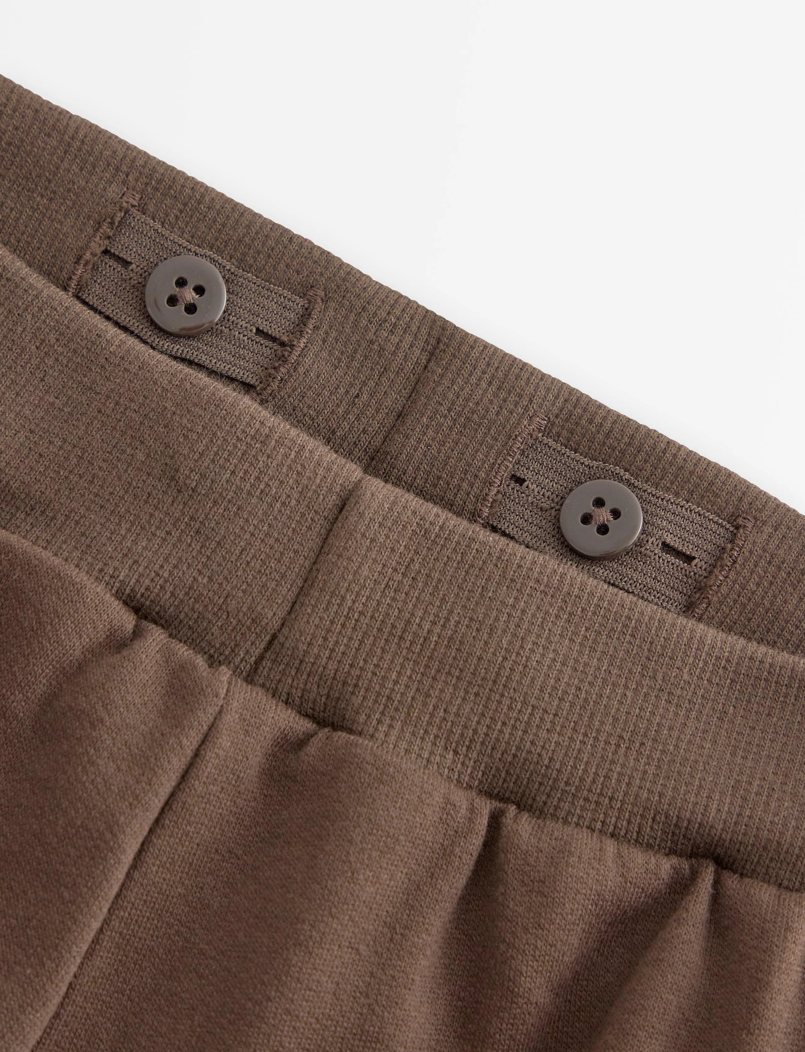 Lindex - Joggers with brushed inside - dressipüksid - dark dusty brown - 4
