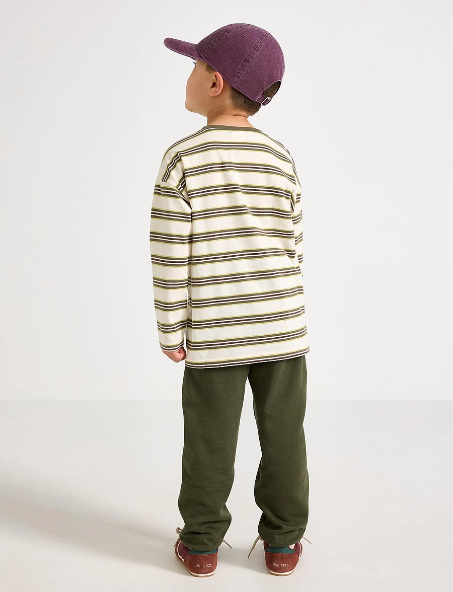 Lindex - Joggers with brushed inside - dressipüksid - dark khaki green - 3