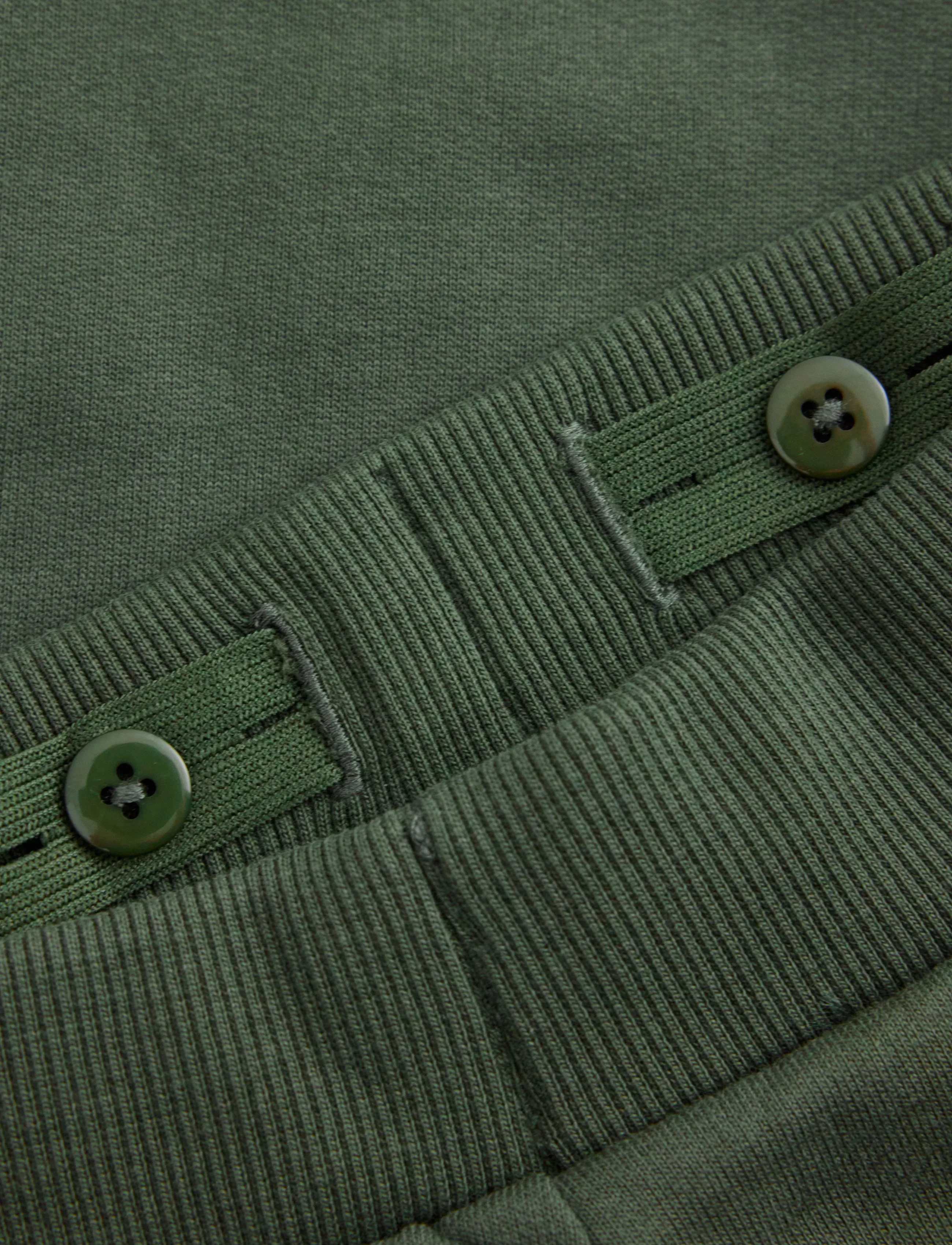 Lindex - Joggers with brushed inside - dressipüksid - dark khaki green - 5