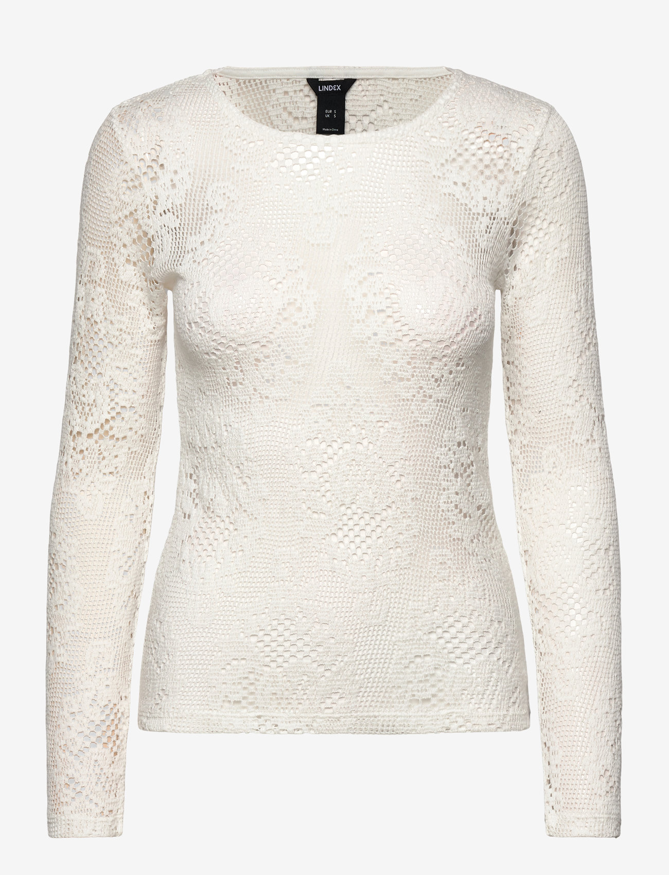 Lindex - Top Lyla - langärmlige tops - off white - 0