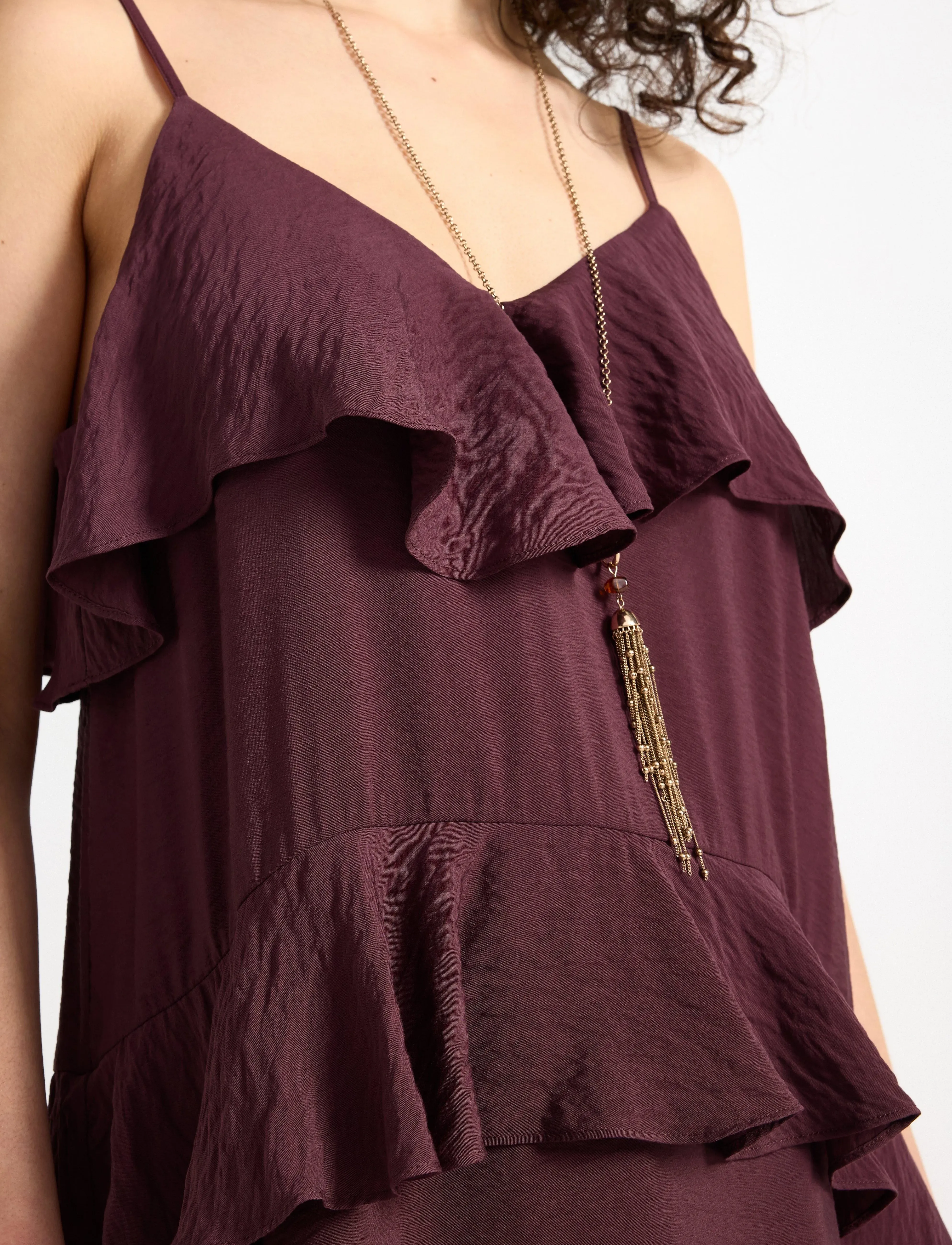 Lindex - Dress Sabrin - dark red - 4