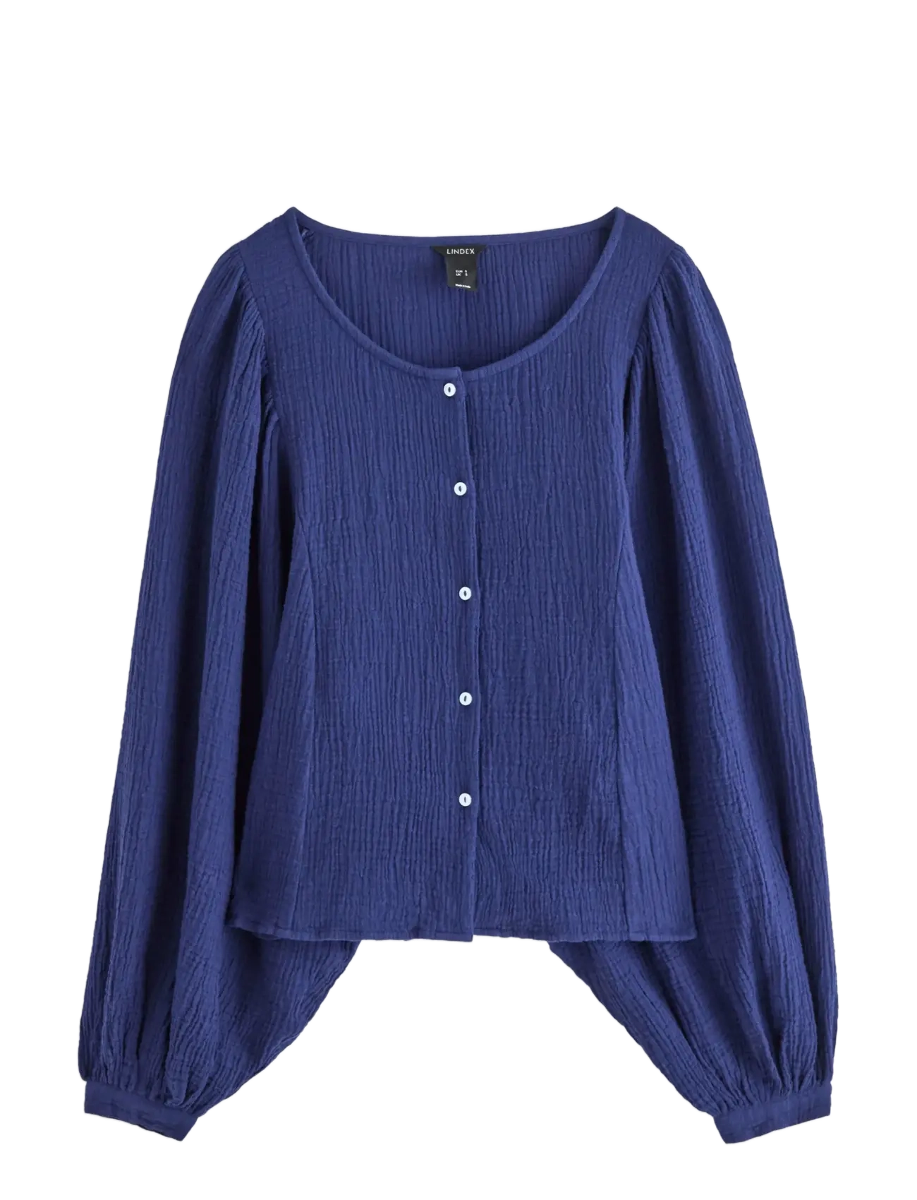 LINDEX Bluse Yellena Navy - XS - Damen