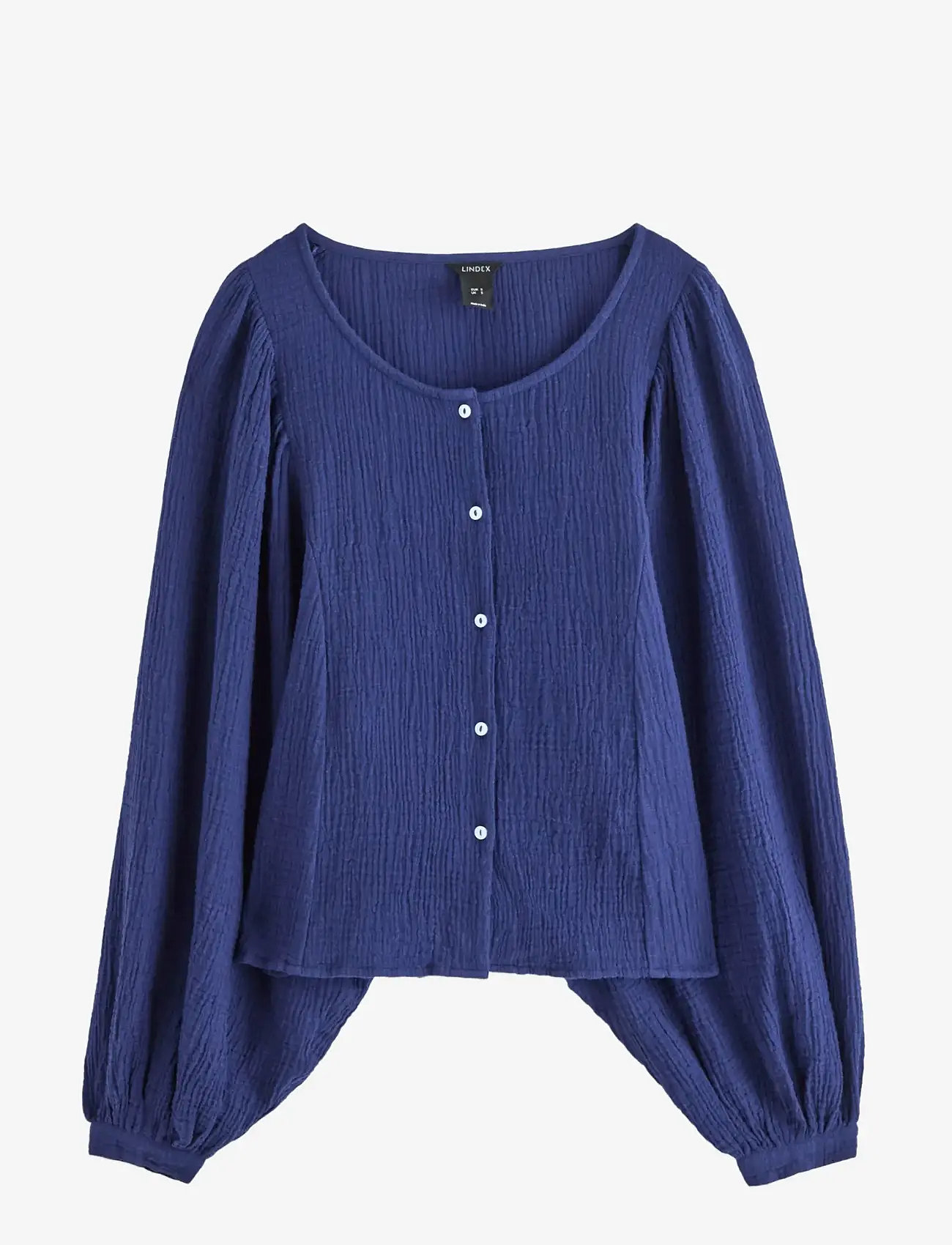 Lindex - Blouse Yellena - langærmede bluser - dark blue - 0