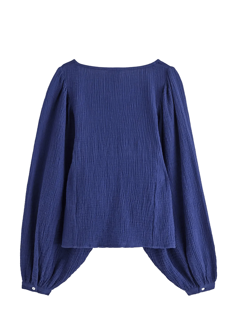 Lindex - Blouse Yellena - langärmlige blusen - dark blue - 2