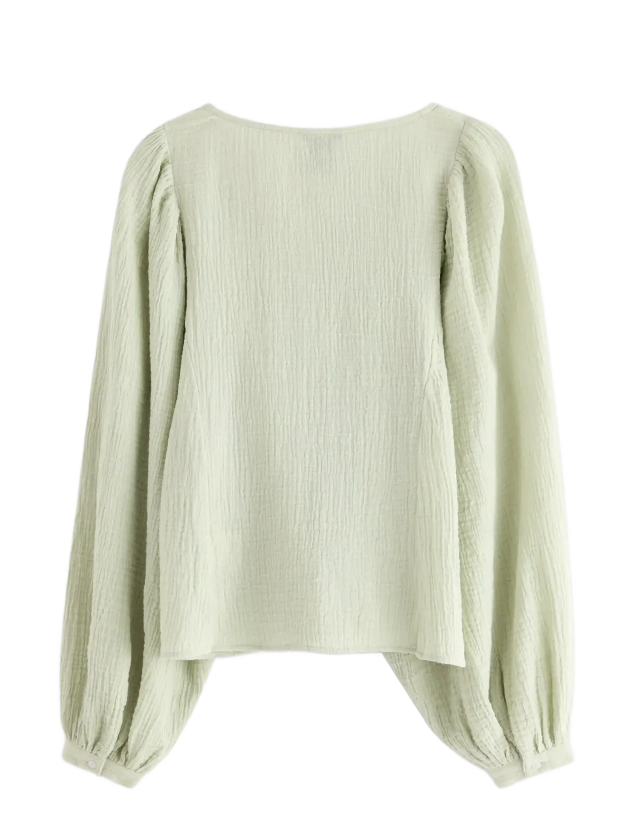 Lindex - Blouse Yellena - langærmede bluser - light dusty green - 2