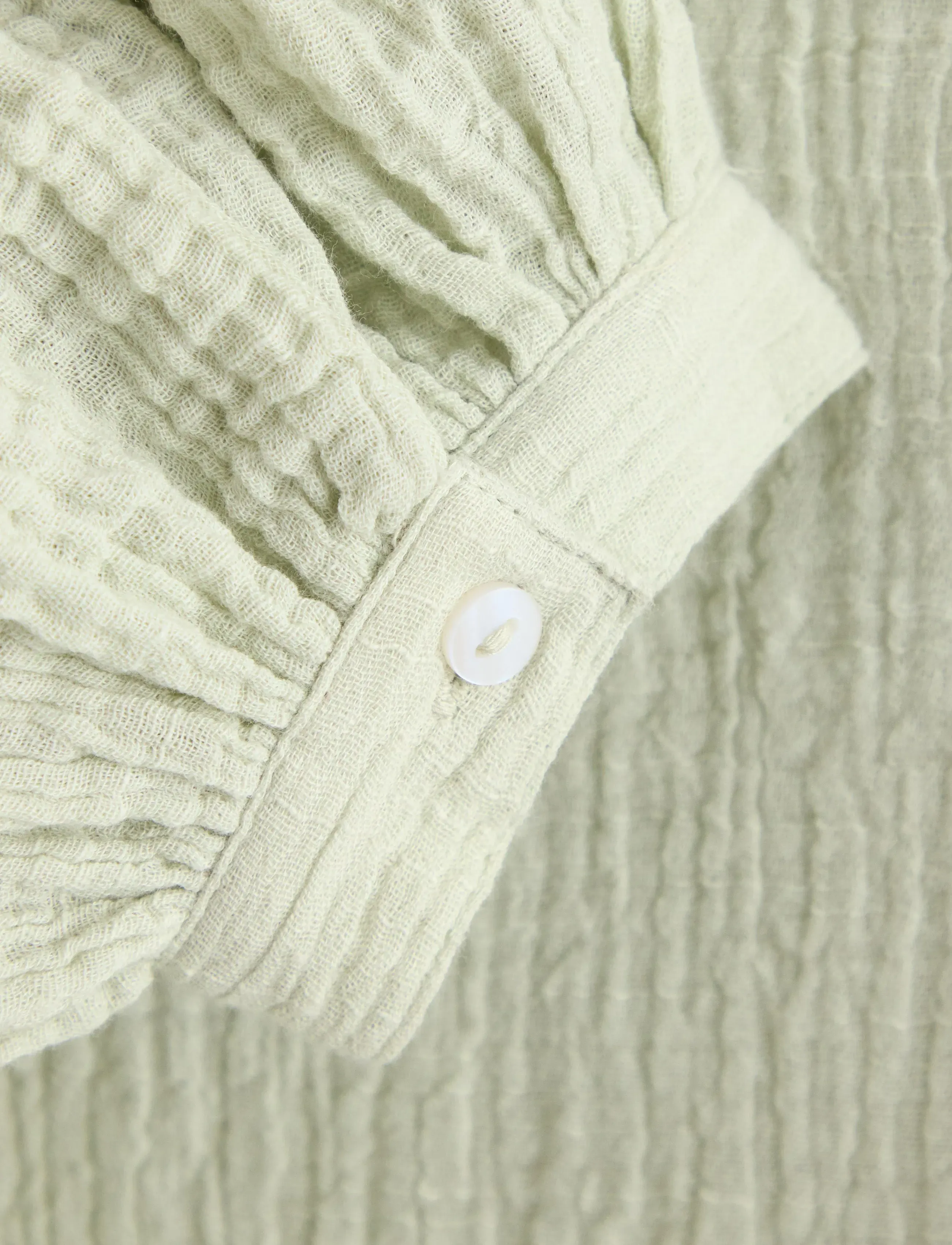 Lindex - Blouse Yellena - langærmede bluser - light dusty green - 5