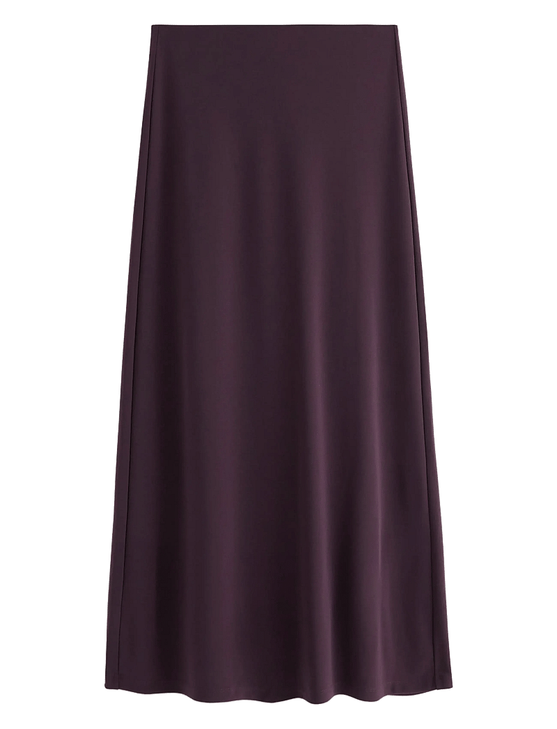 Lindex - Maxikjol - maksiseelikud - dark dusty lilac - 1