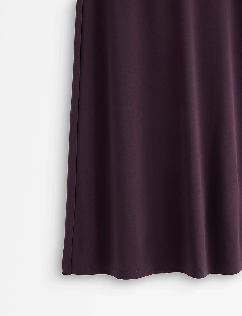 Lindex - Maxikjol - maksiseelikud - dark dusty lilac - 5