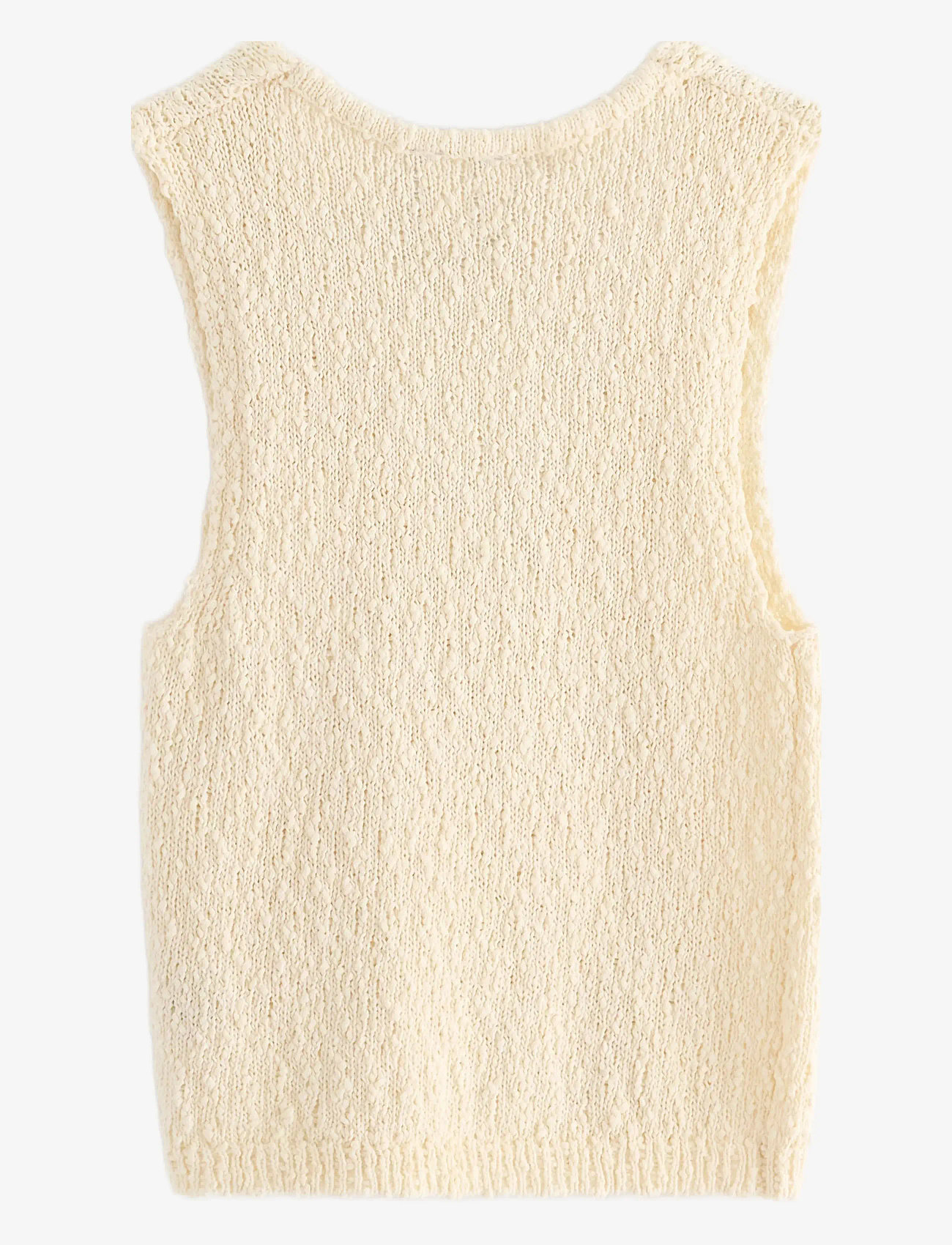 Lindex - Vest Lillie knitted - gestrickte westen - off white - 2