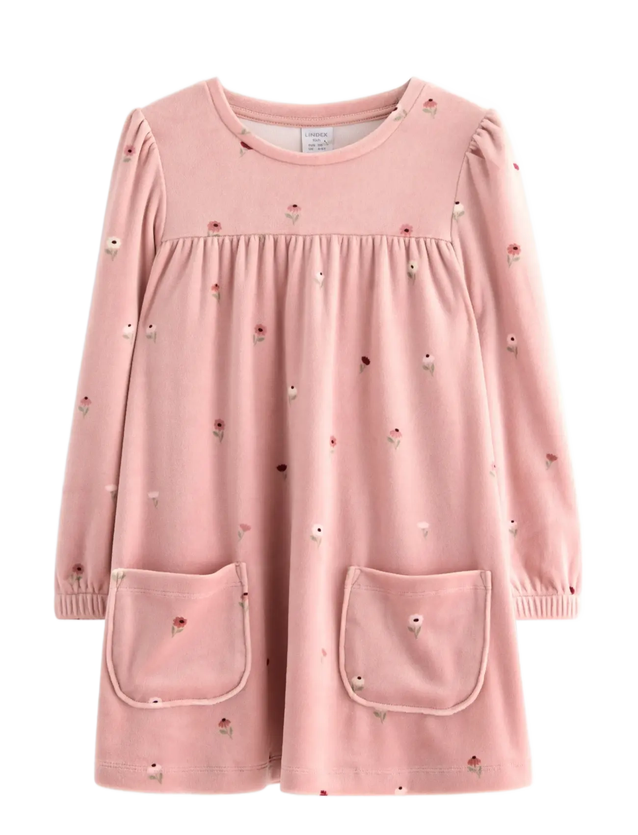 LINDEX Tunika I Velour Pink - 92 - Kinder