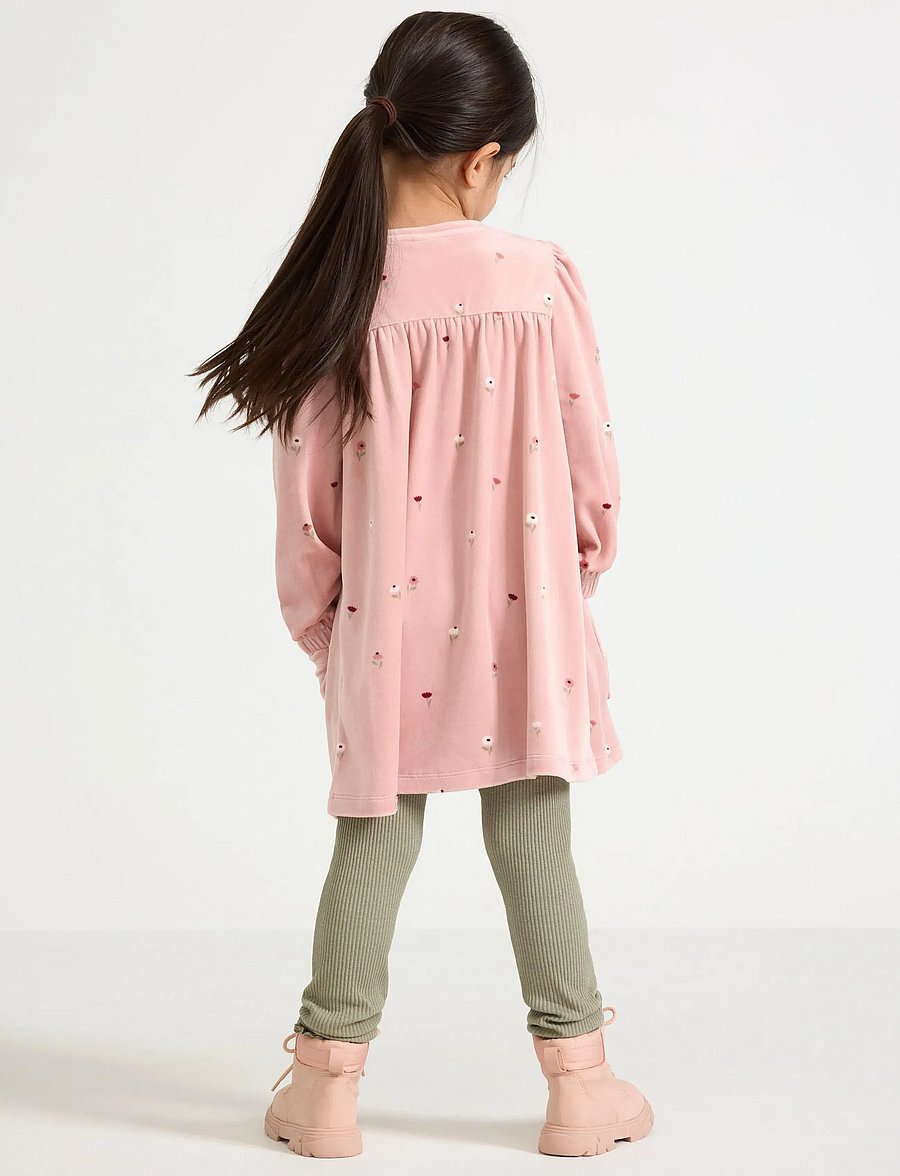 Lindex - Tunika i velour - bluser & tunikaer - dusty pink - 3