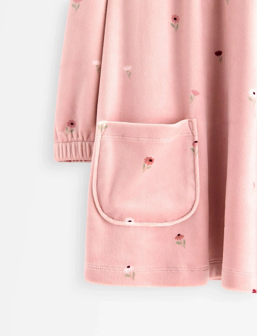 Lindex - Tunika i velour - bluser & tunikaer - dusty pink - 5