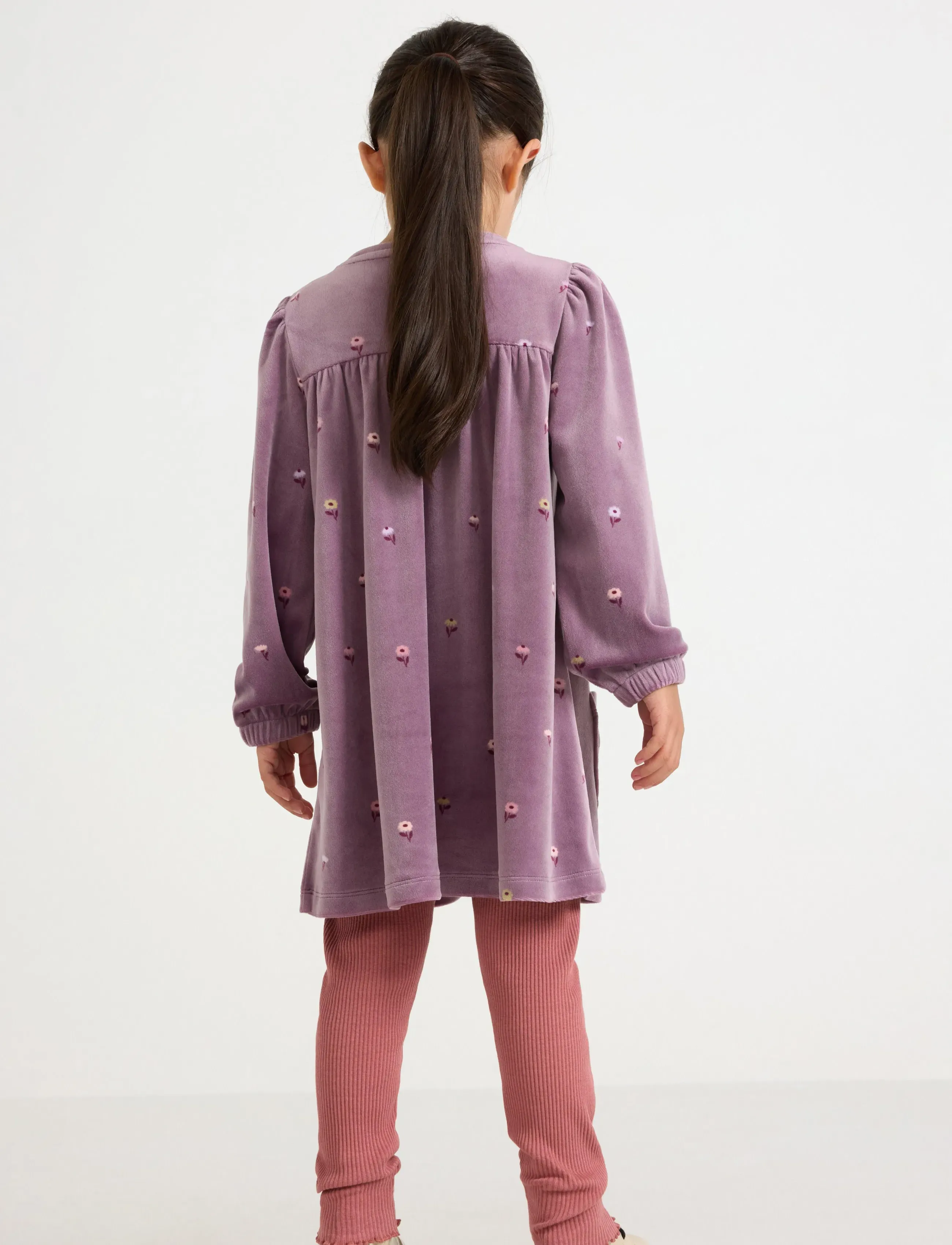 Lindex - Tunika i velour - gode sommertilbud - light dusty lilac - 3