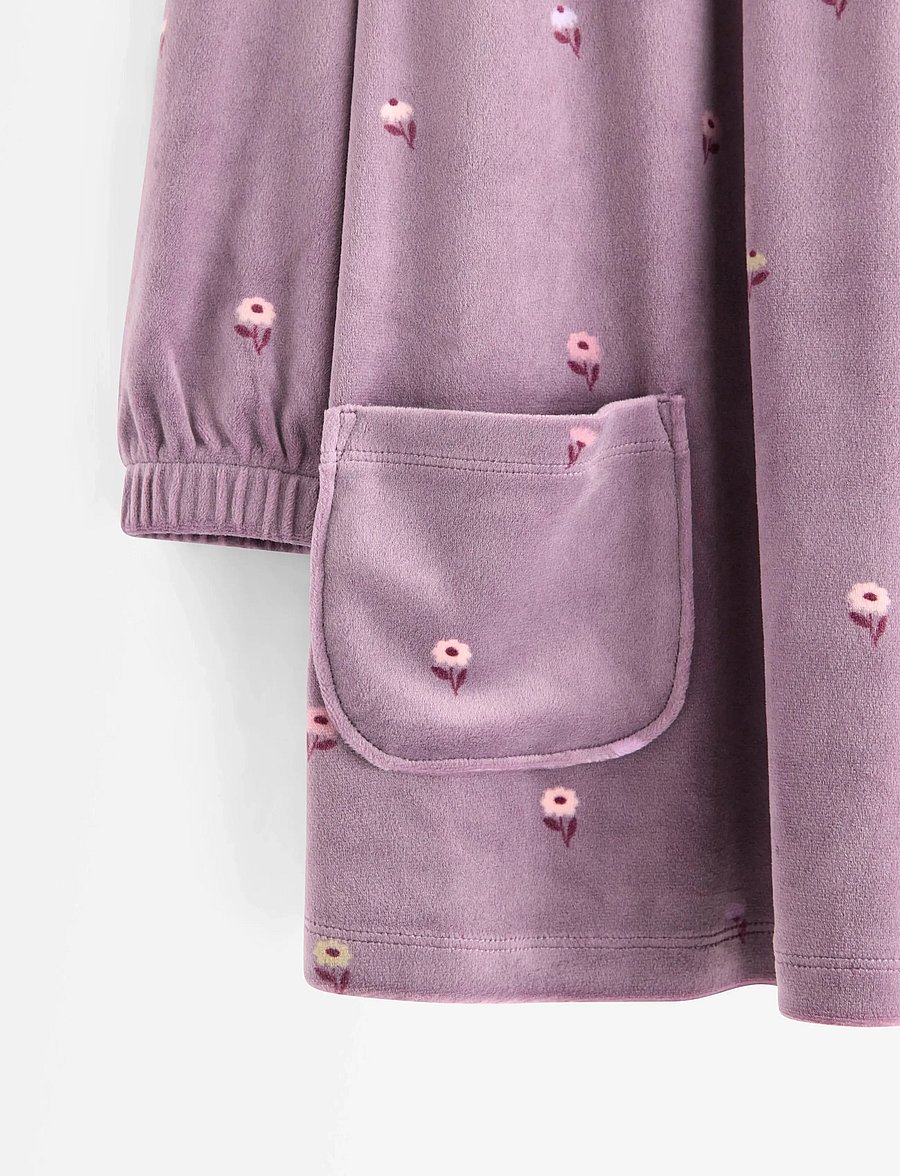Lindex - Tunika i velour - blusen & tuniken - light dusty lilac - 5