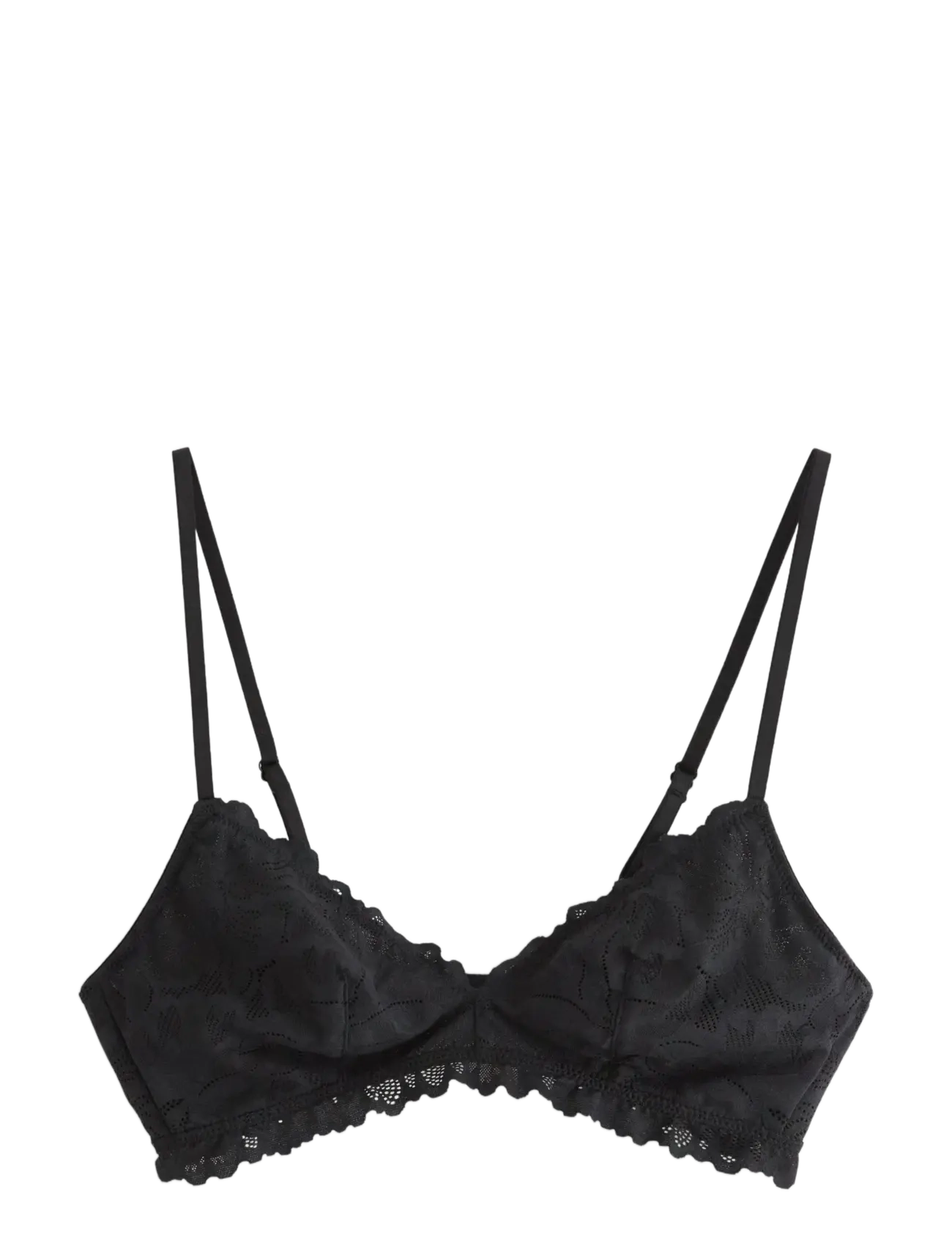 Bøjlefri blød bh - BLACK