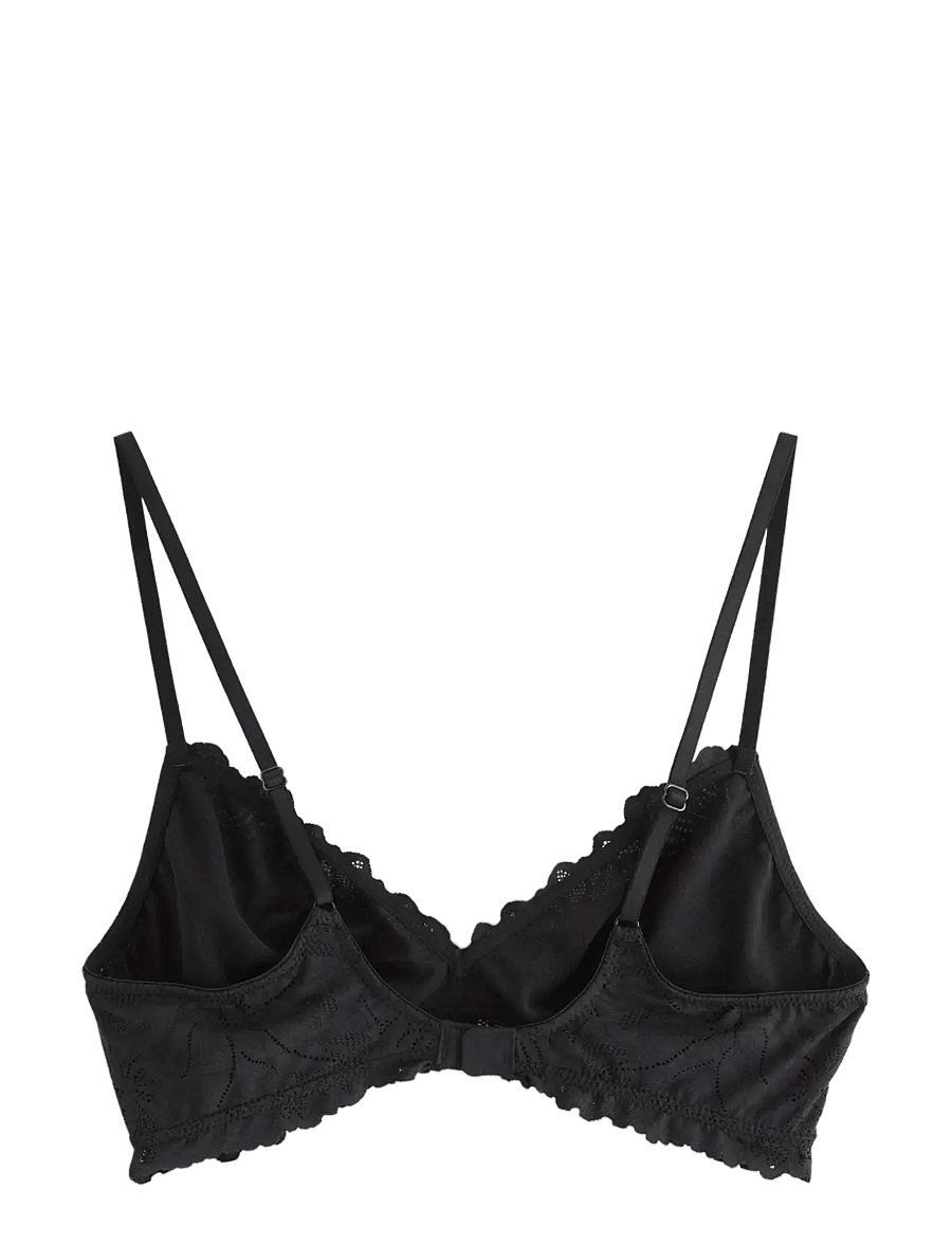 Lindex - Spilefri myk bh - bralette - black - 2