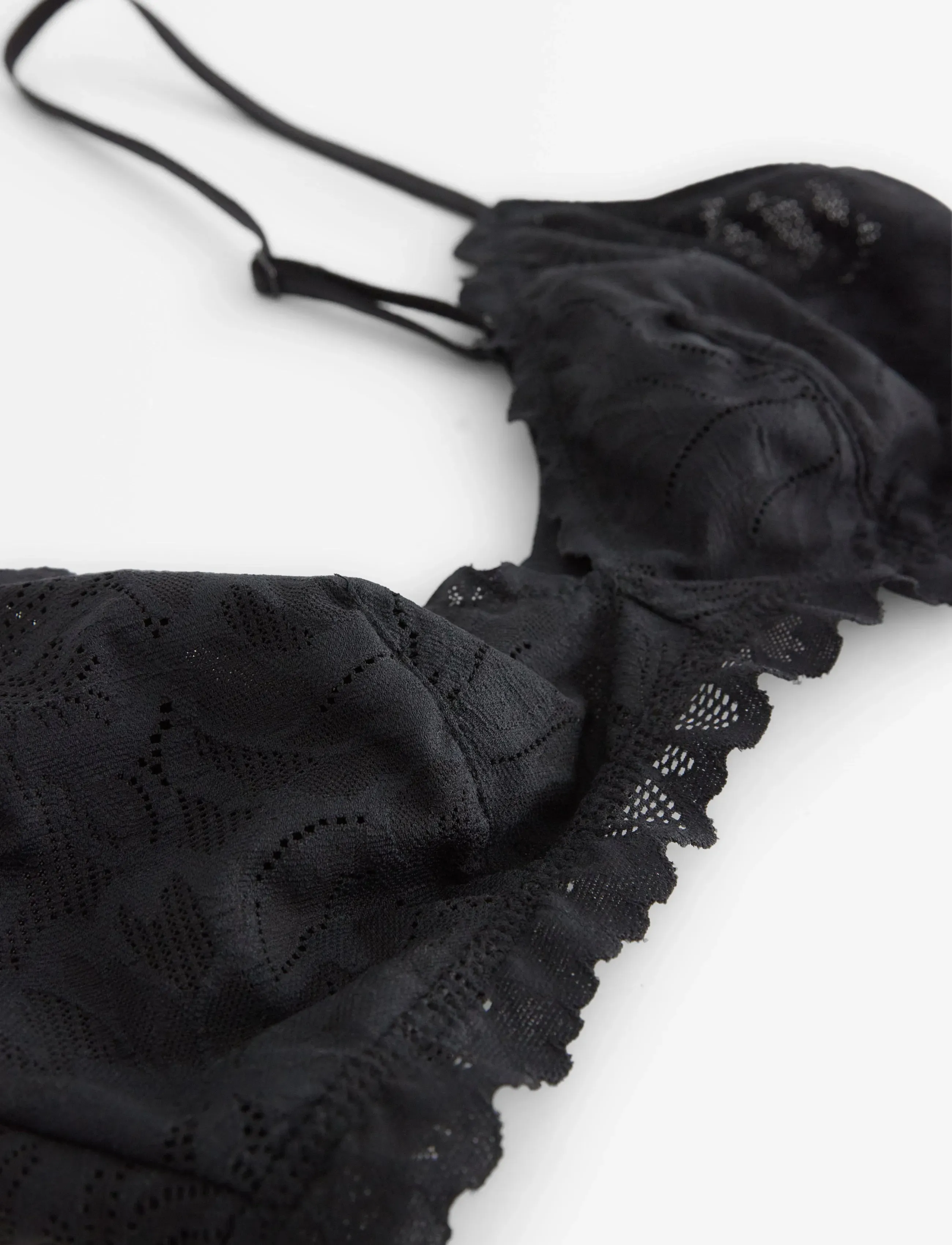 Lindex - Spilefri myk bh - bralette - black - 5