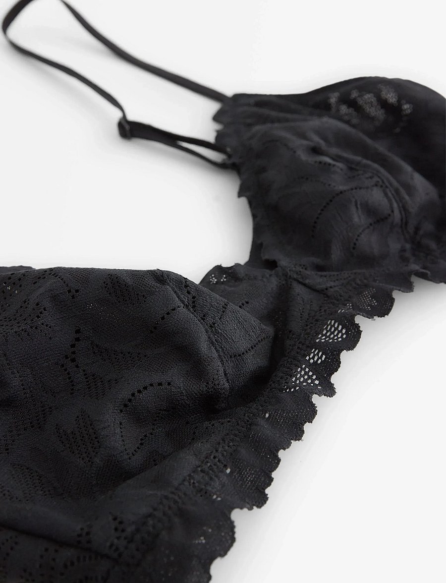 Lindex - Spilefri myk bh - bralette - black - 5