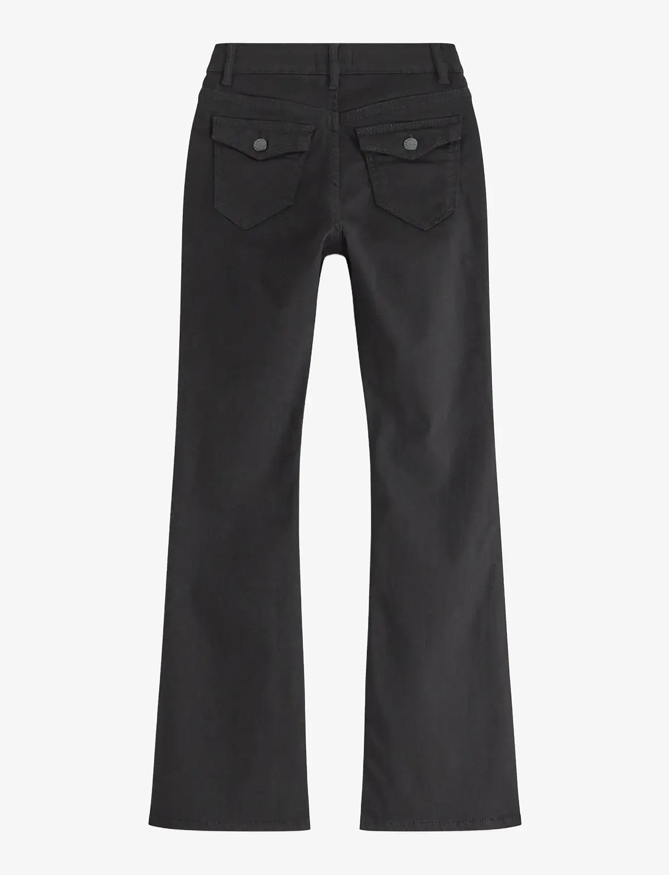 Lindex - trousers denim Freja black poc - bootcut jeans - black - 2