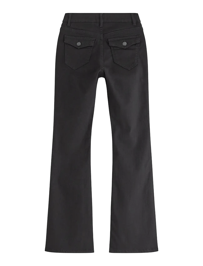 Lindex - trousers denim Freja black poc - bootcut jeans - black - 2