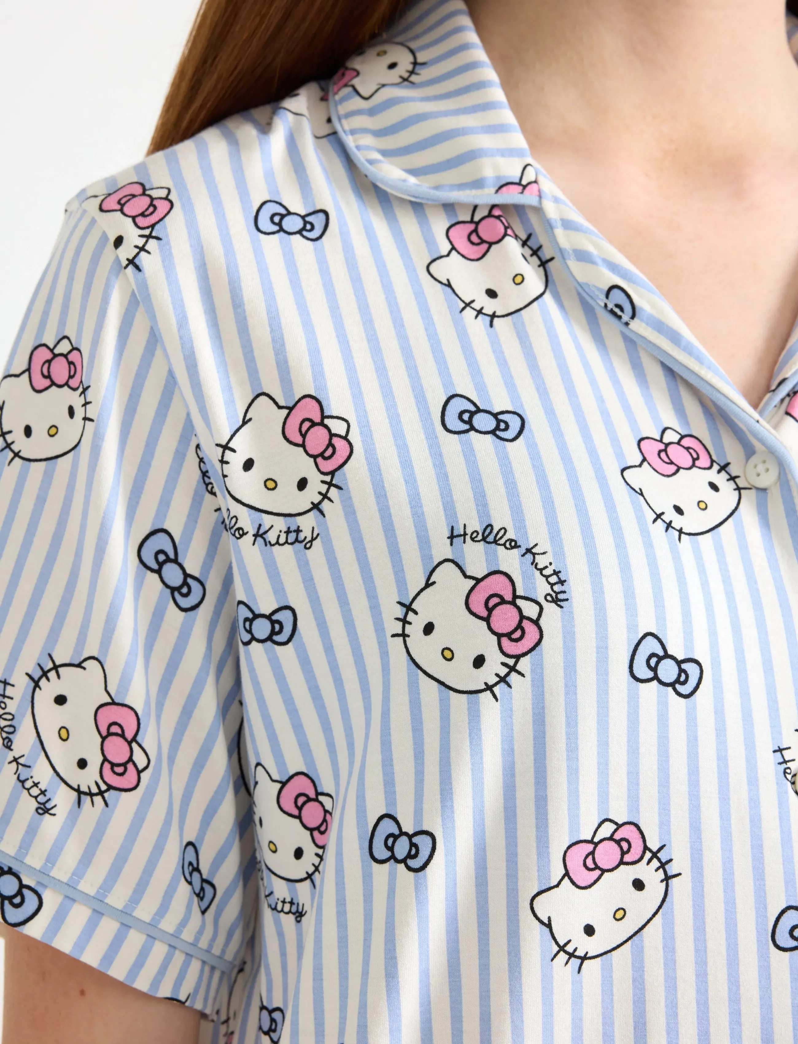 Lindex - Hello Kitty pyjama set - pyjama-sets - light blue - 4