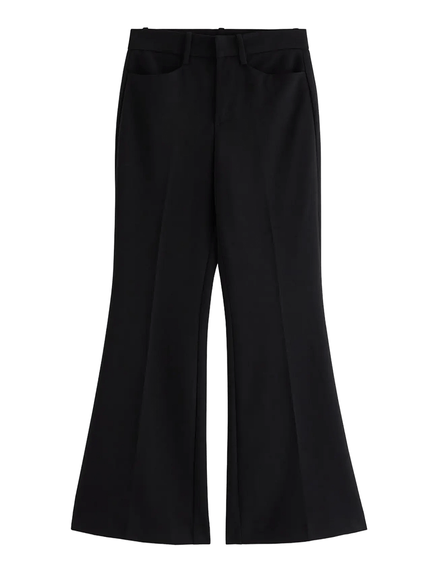 Lindex - Flared trousers - schlaghosen - black - 1