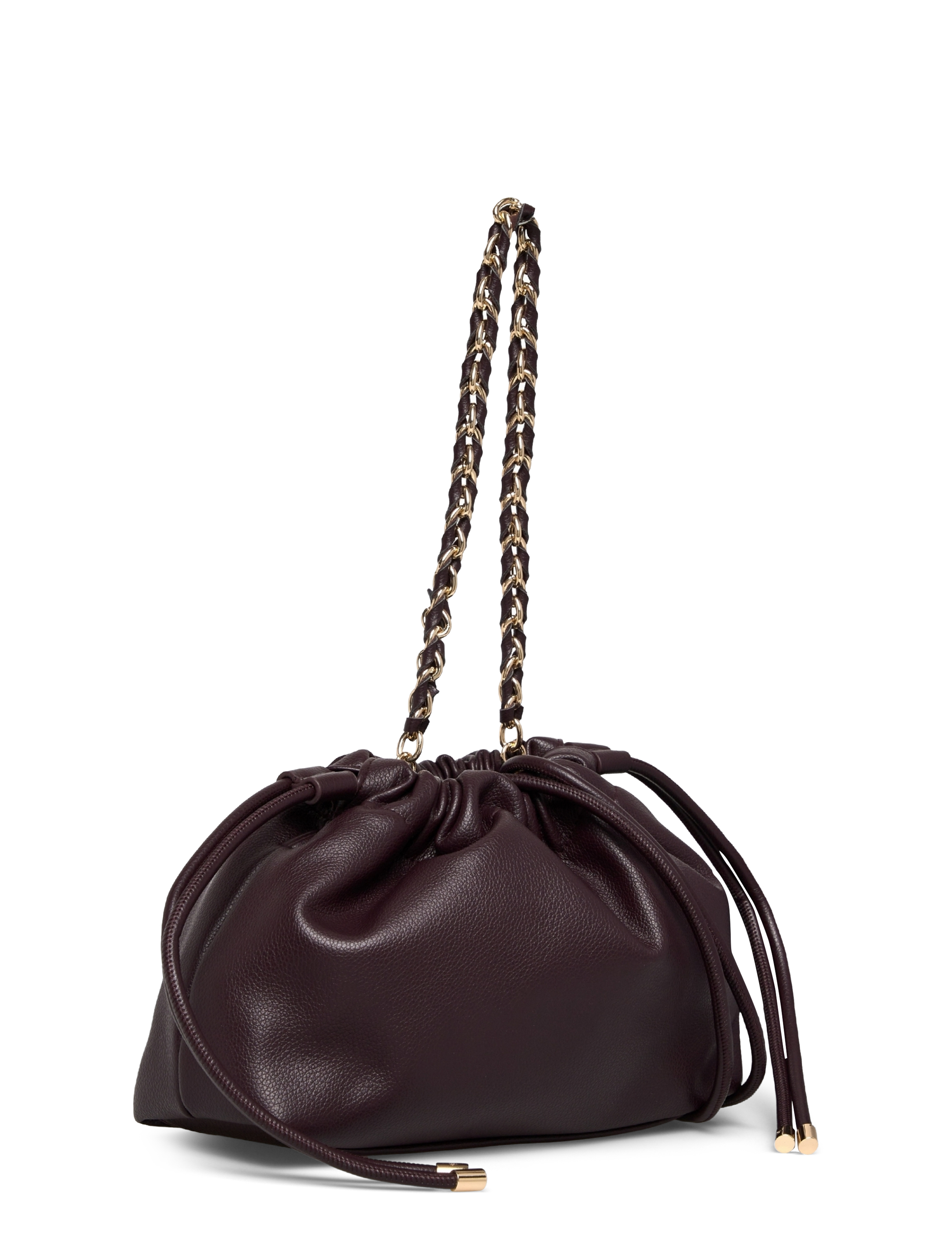 Lindex - Bag Chloe w strings at side - dk red - 2
