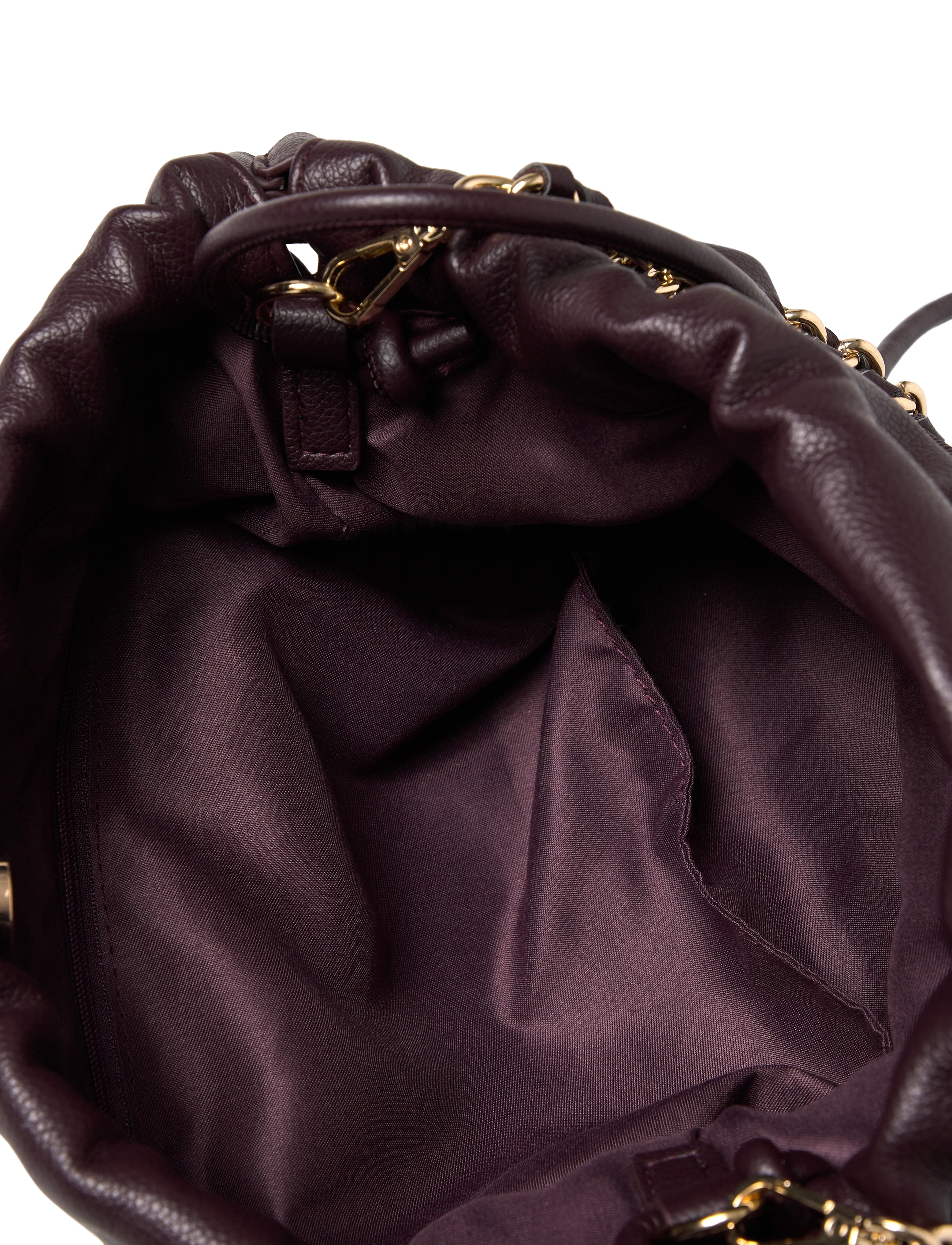 Lindex - Bag Chloe w strings at side - dk red - 3