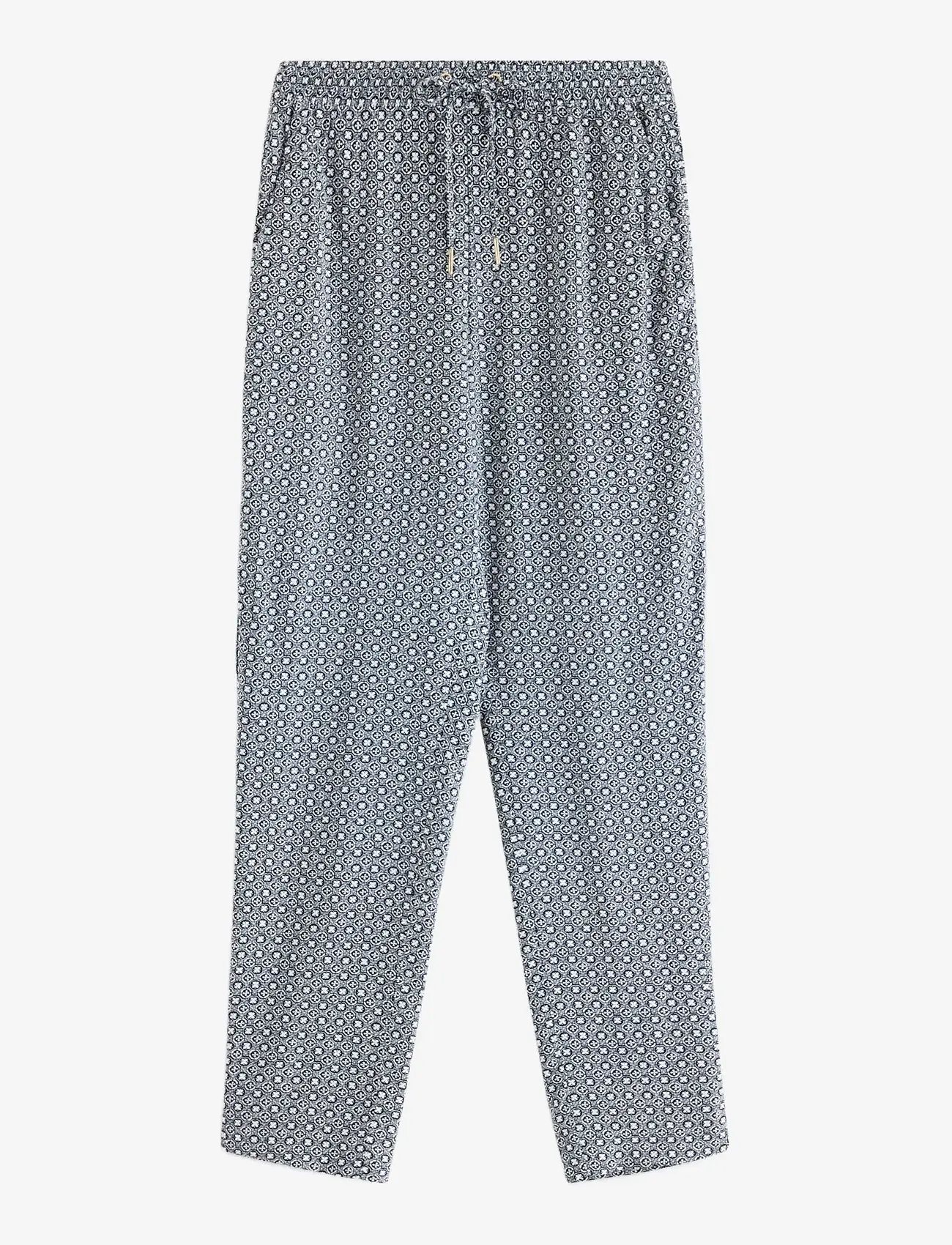 Lindex - Trousers Ava - vida byxor - dark navy - 0