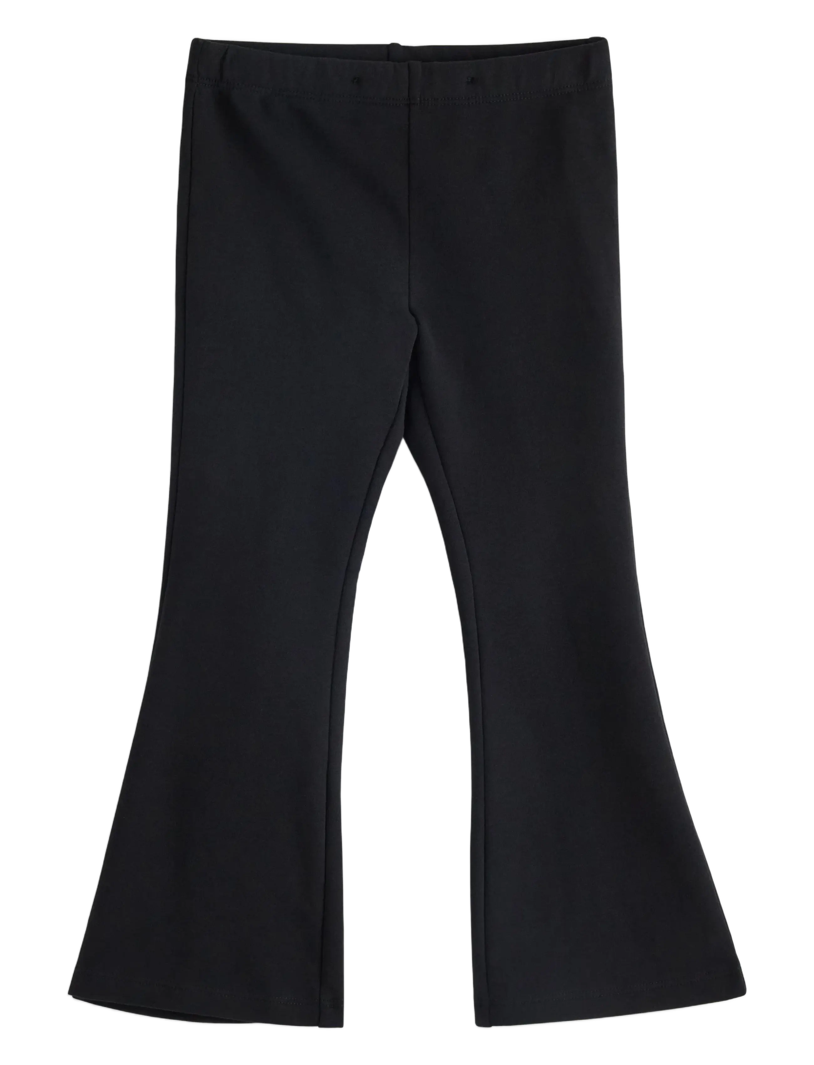 Lindex Flared leggings with brushed inside - Last chance - BLACK / black