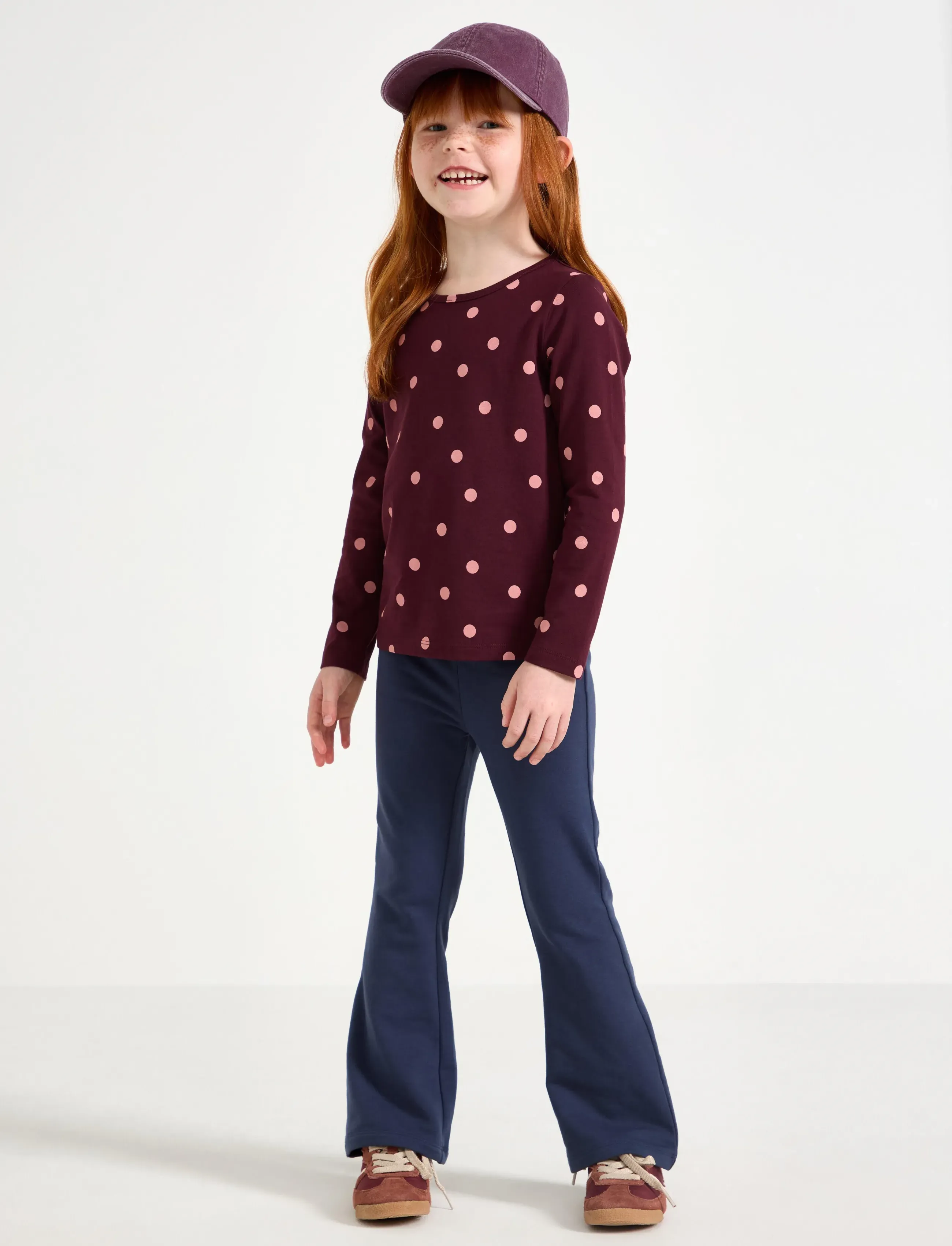 Lindex - Flared leggings with brushed inside - retuusid - dark blue - 0