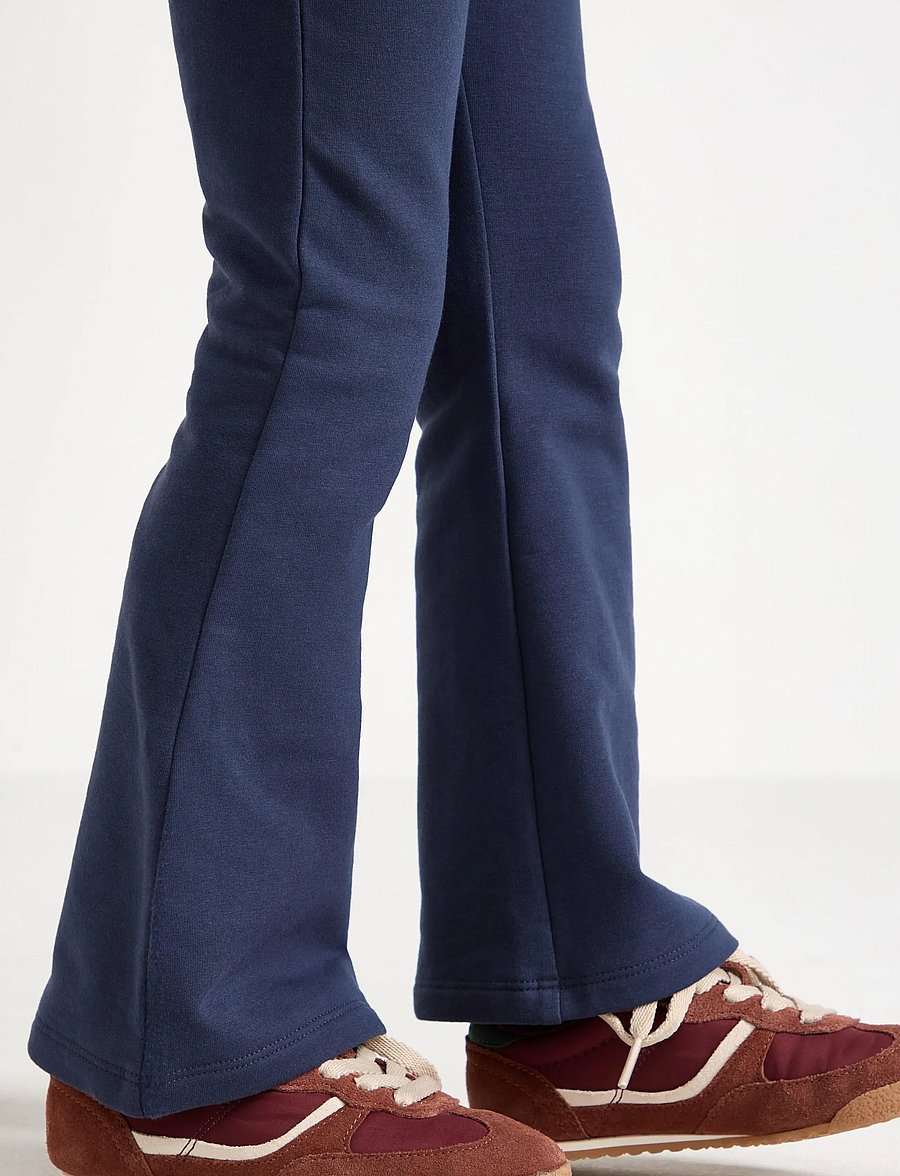 Lindex - Flared leggings with brushed inside - retuusid - dark blue - 4