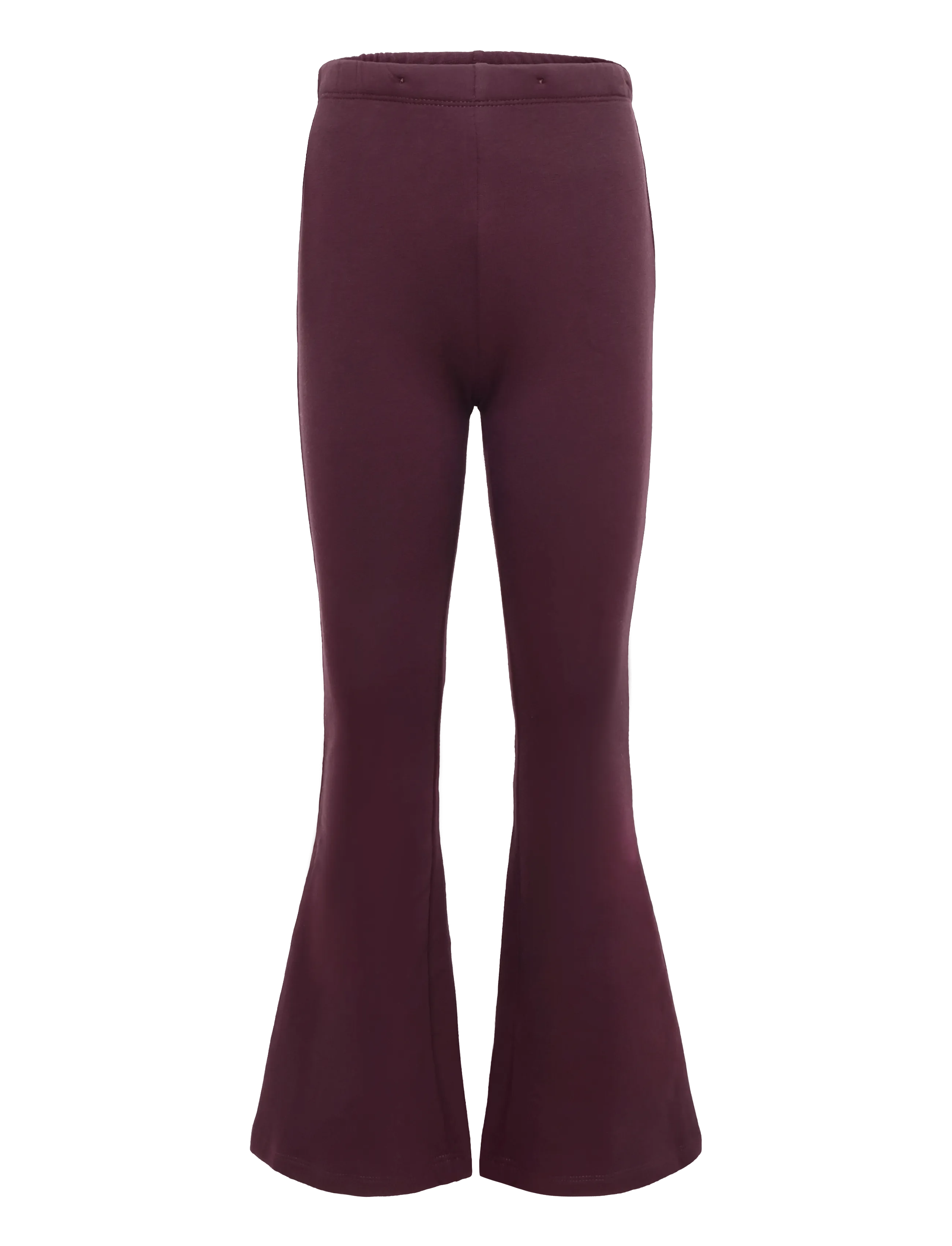 Lindex Flared Leggings With Brushed Inside, Børn, Flared Leggings, Lila, Str: 110