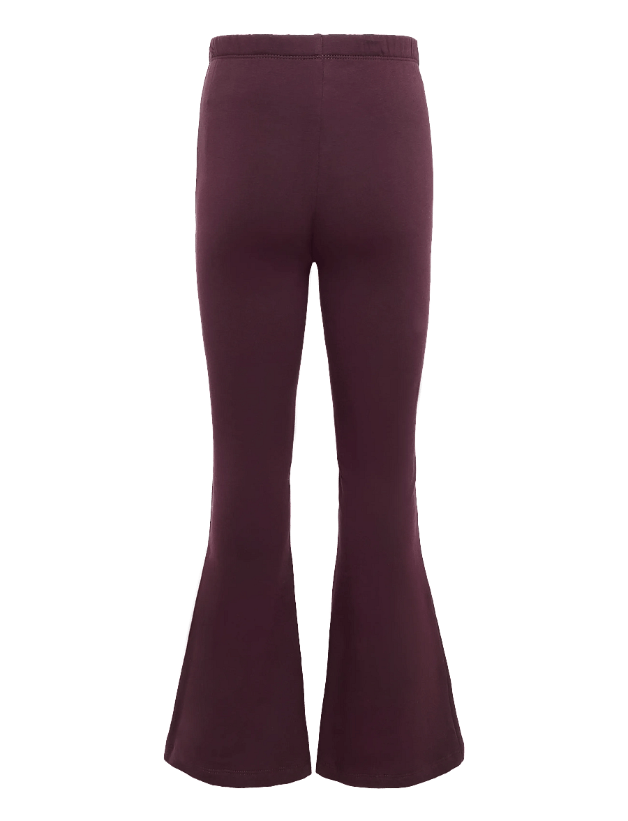 Lindex - Flared leggings with brushed inside - leggings - dark lilac - 2