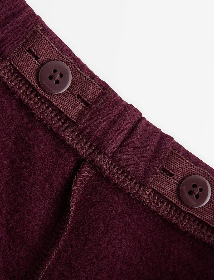 Lindex - Flared leggings with brushed inside - leggings - dark lilac - 5