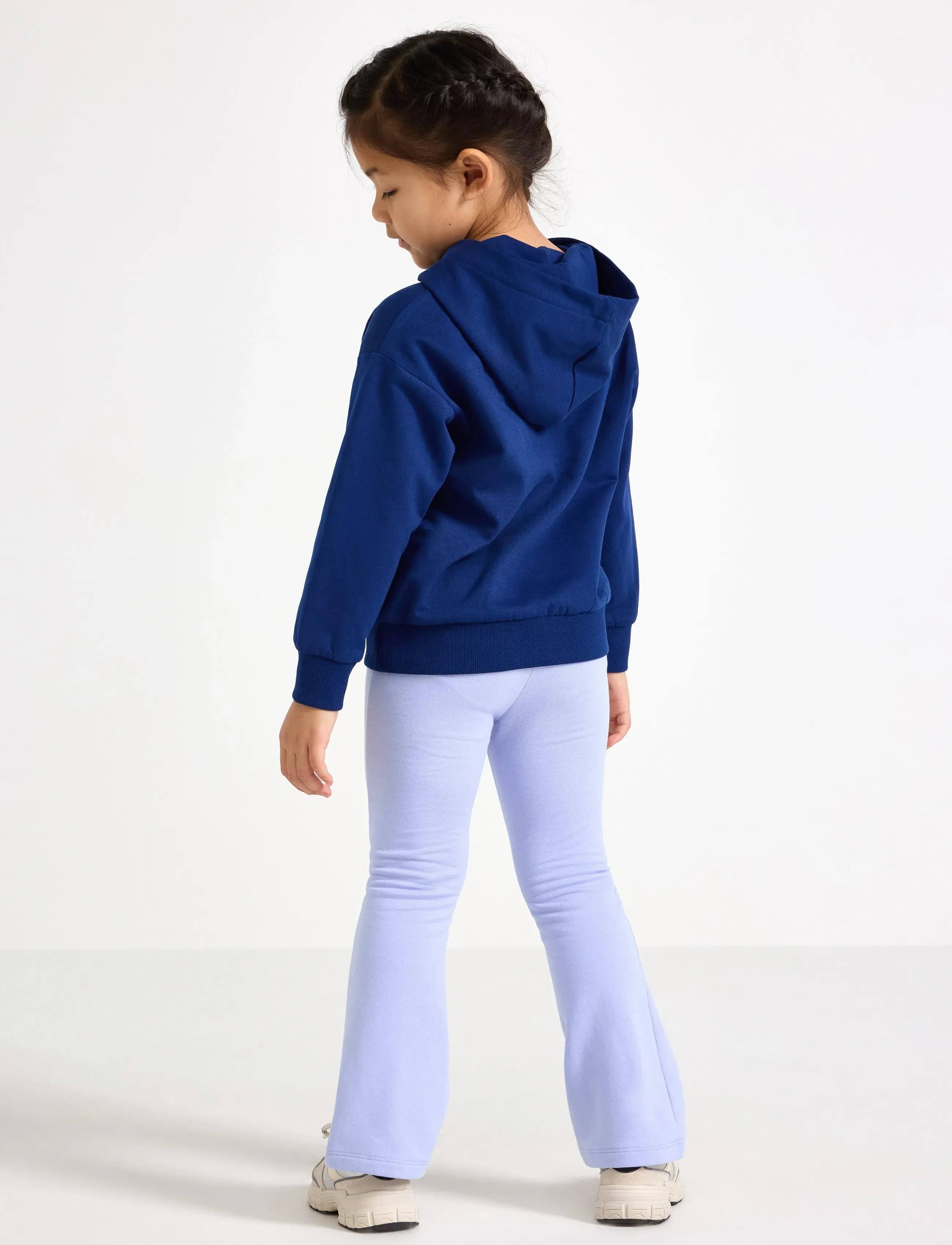 Lindex - Leggings flare brushed inside - light blue - 3