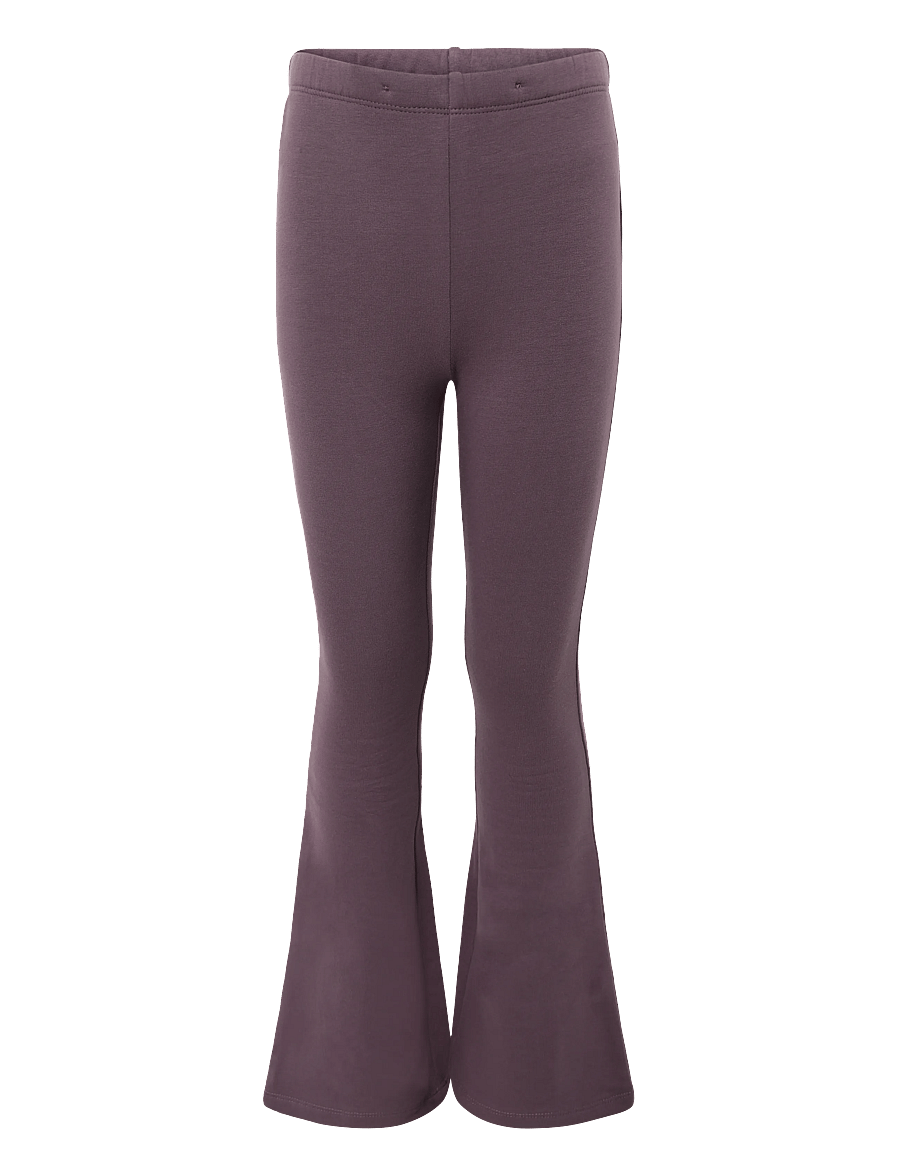 Lindex - Flared leggings with brushed inside - leggings - light dusty lilac - 0