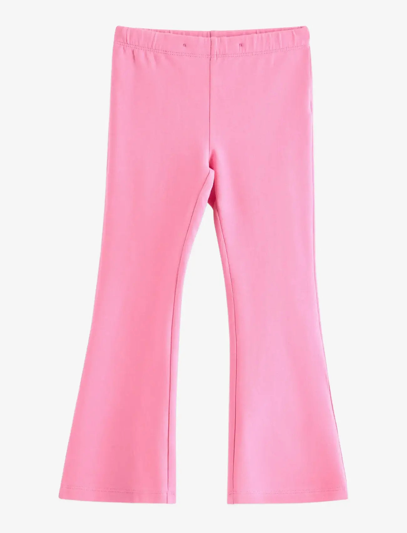 Lindex - Leggings flare brushed inside - leggings - pink - 1