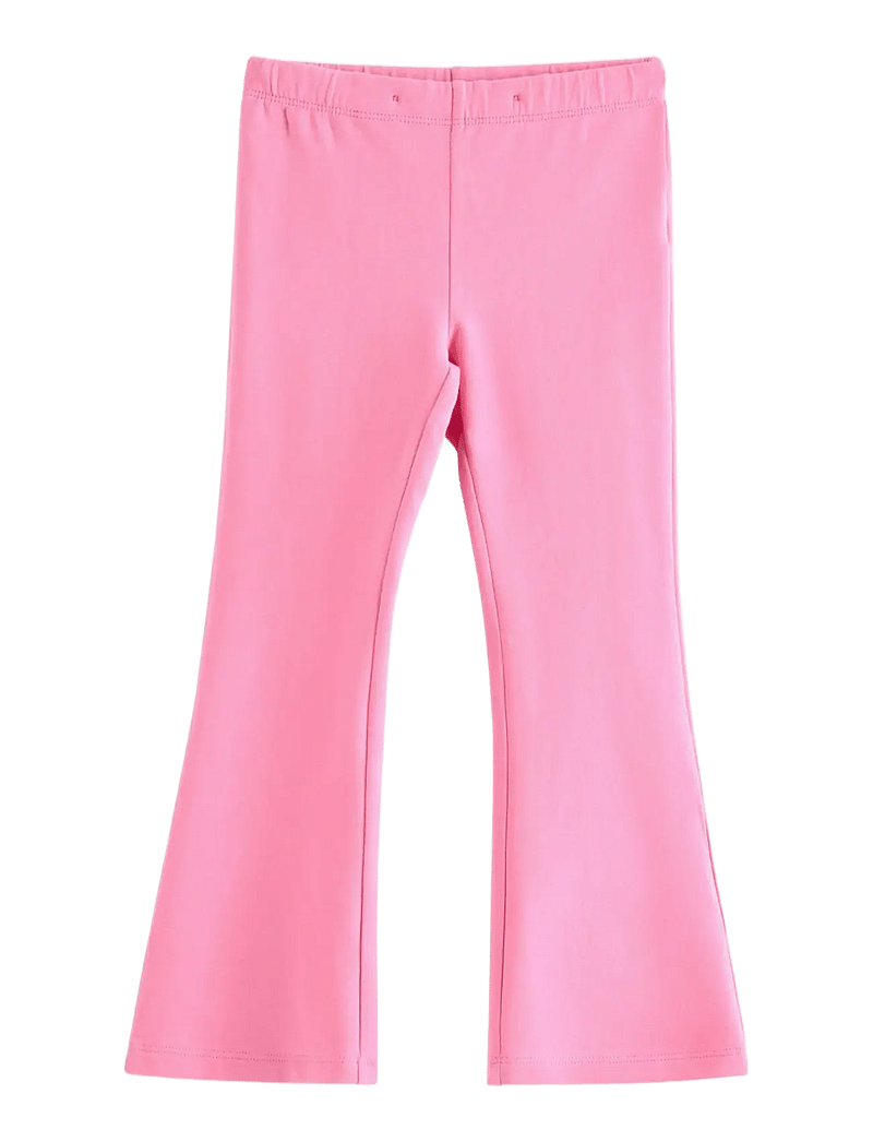 Lindex - Leggings flare brushed inside - leggings - pink - 1