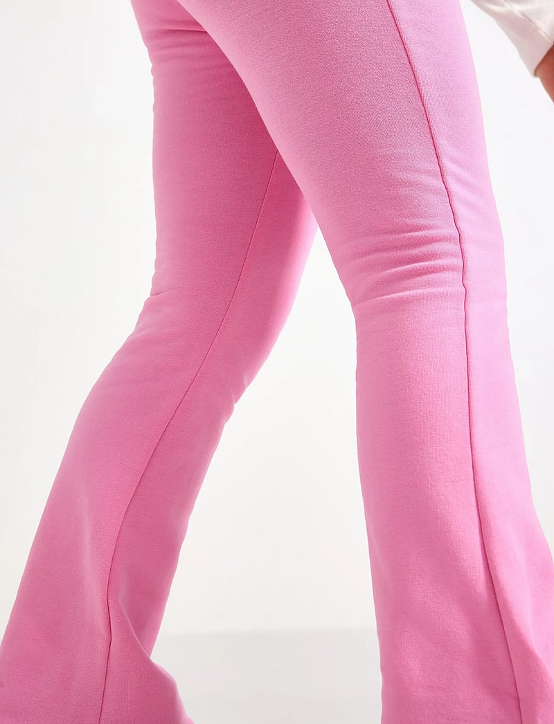Lindex - Leggings flare brushed inside - leggings - pink - 4