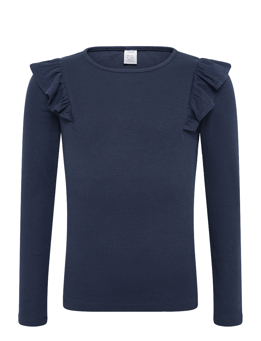 Lindex - Long-sleeved top - langärmelig - dark blue - 0
