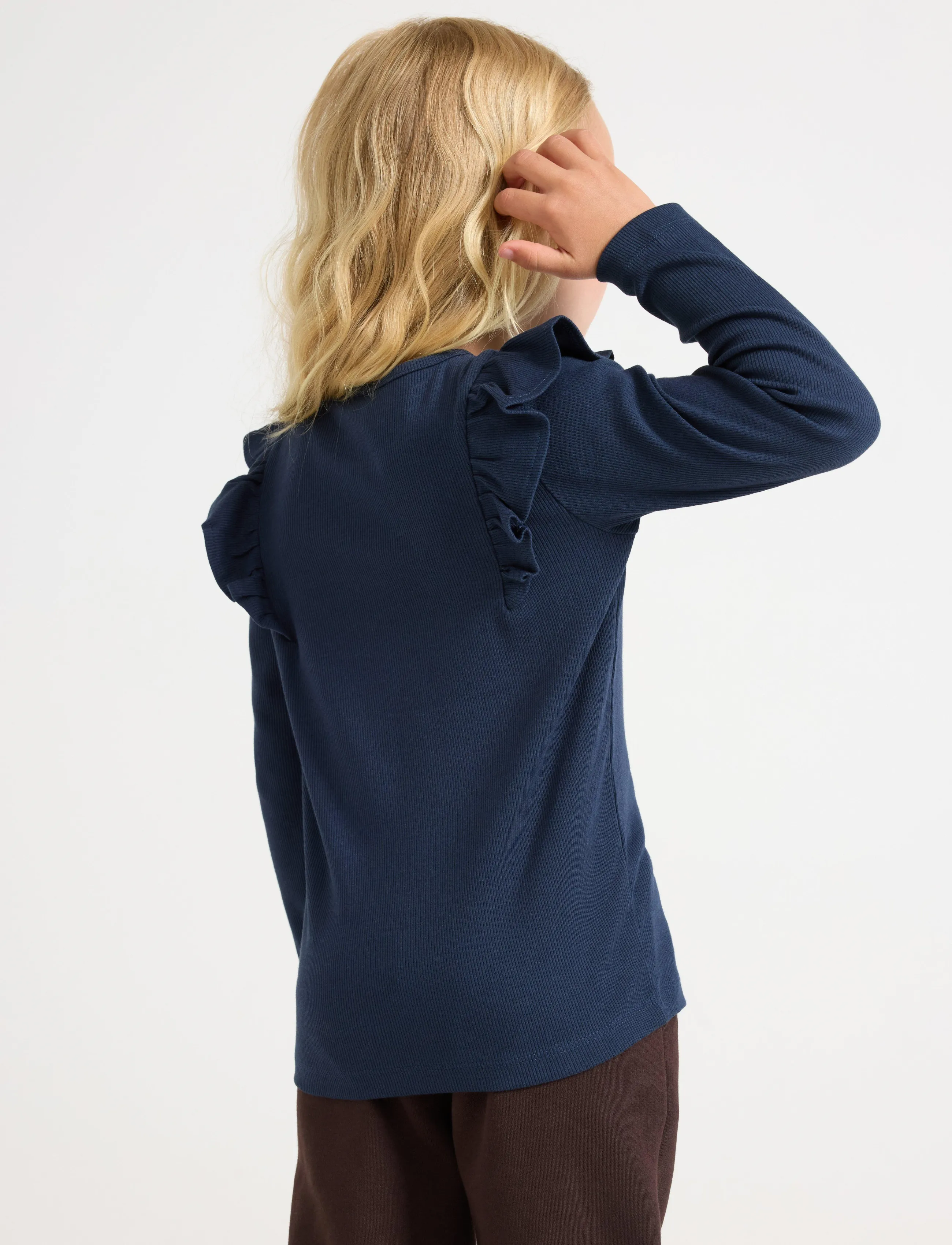 Lindex - Long-sleeved top - pikkade varrukatega t-särgid - dark blue - 3