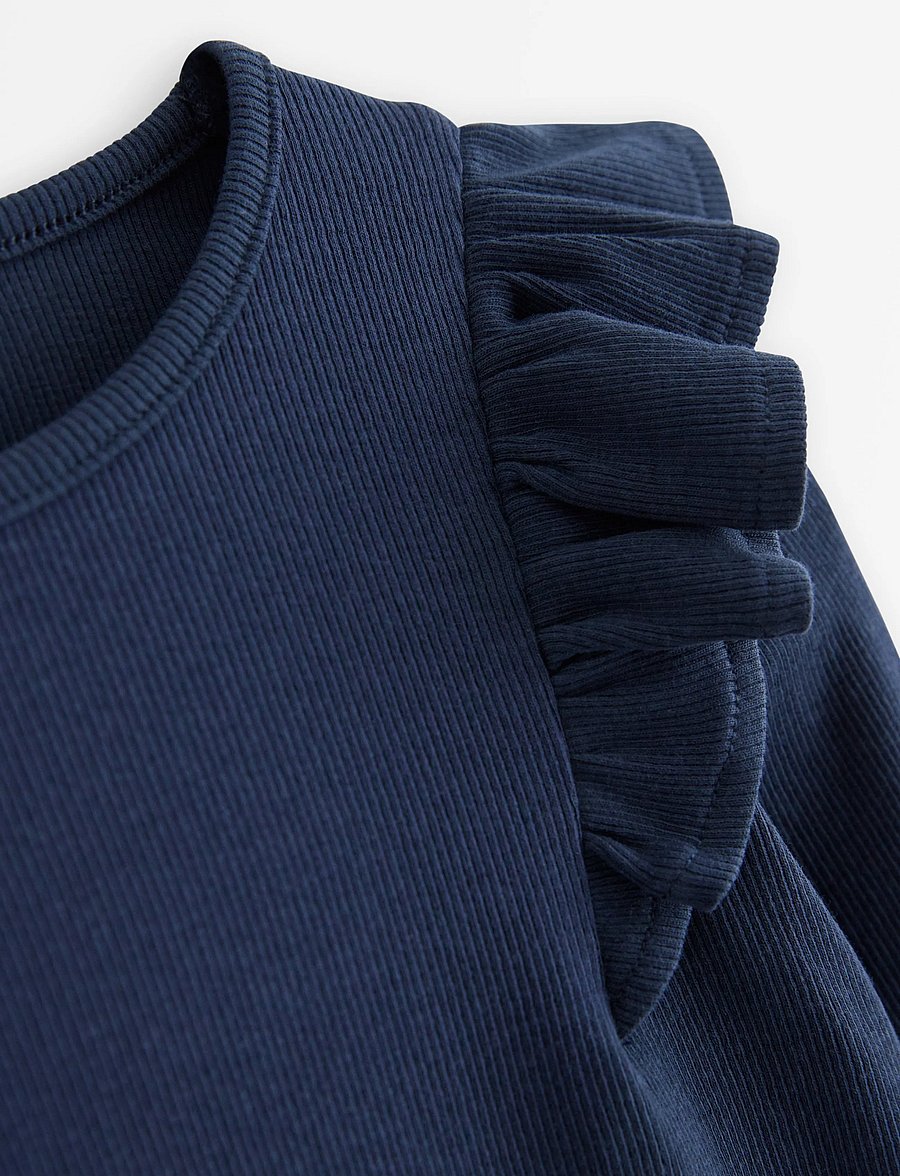Lindex - Long-sleeved top - langärmelig - dark blue - 5