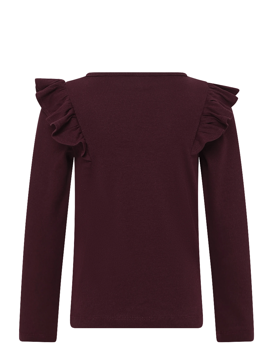 Lindex - Long-sleeved top - langärmelig - dark lilac - 1