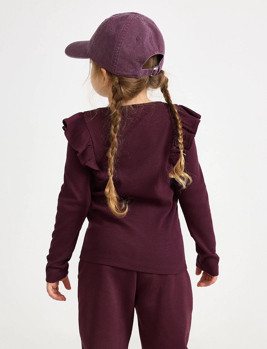 Lindex - Long-sleeved top - langärmelig - dark lilac - 3