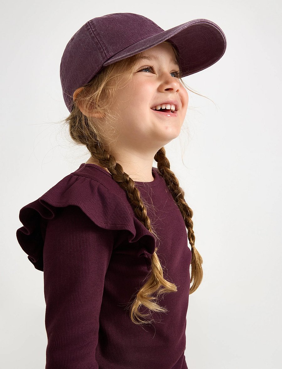Lindex - Long-sleeved top - langärmelig - dark lilac - 4