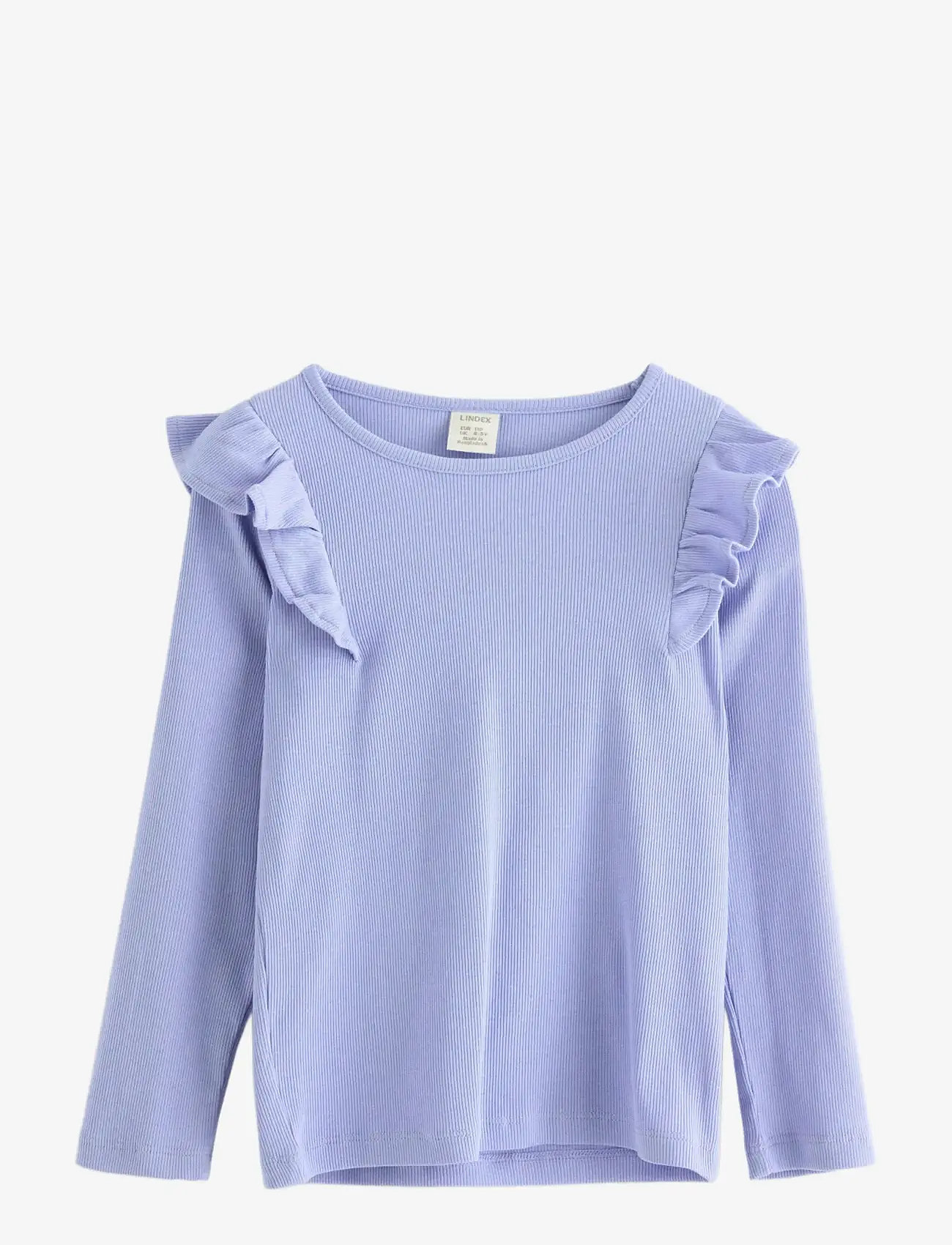 Lindex - Long-sleeved top - langærmede t-shirts - light blue - 1